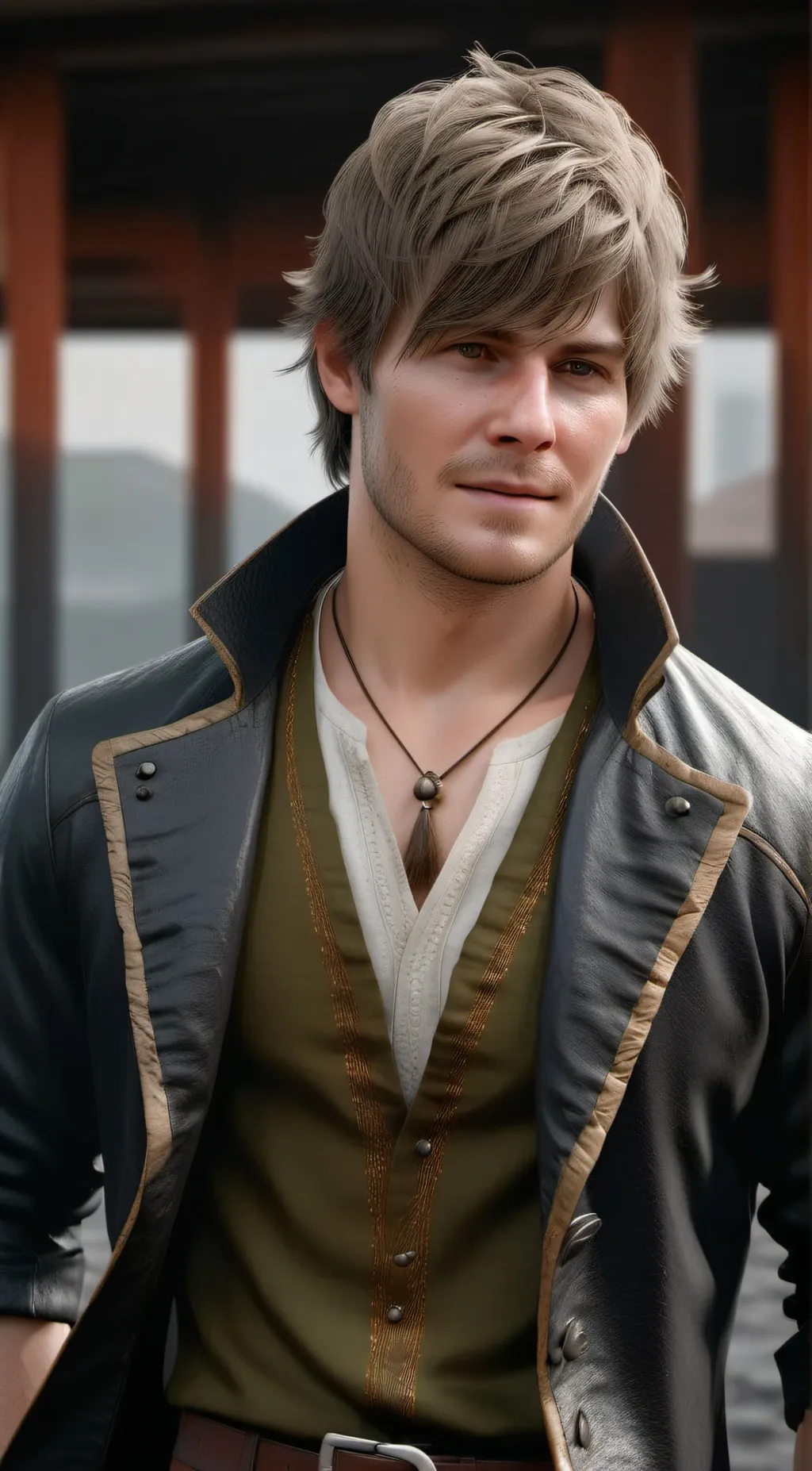 ai character: Zack Efron background