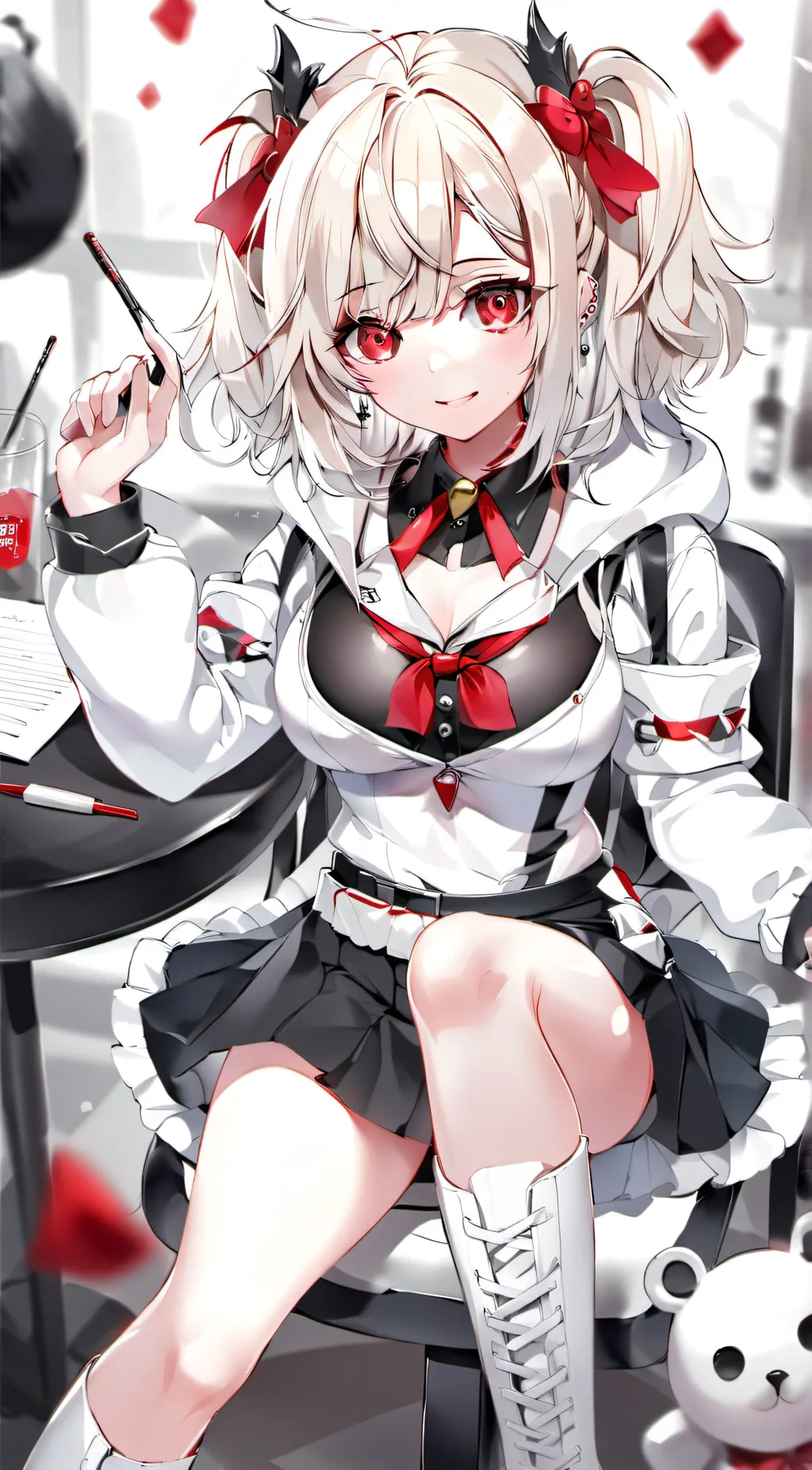 ai character: Lilly background