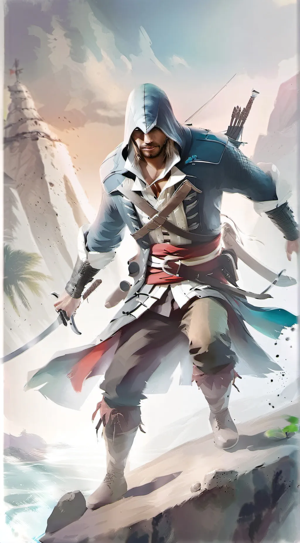 ai character: Edward Kenway  background