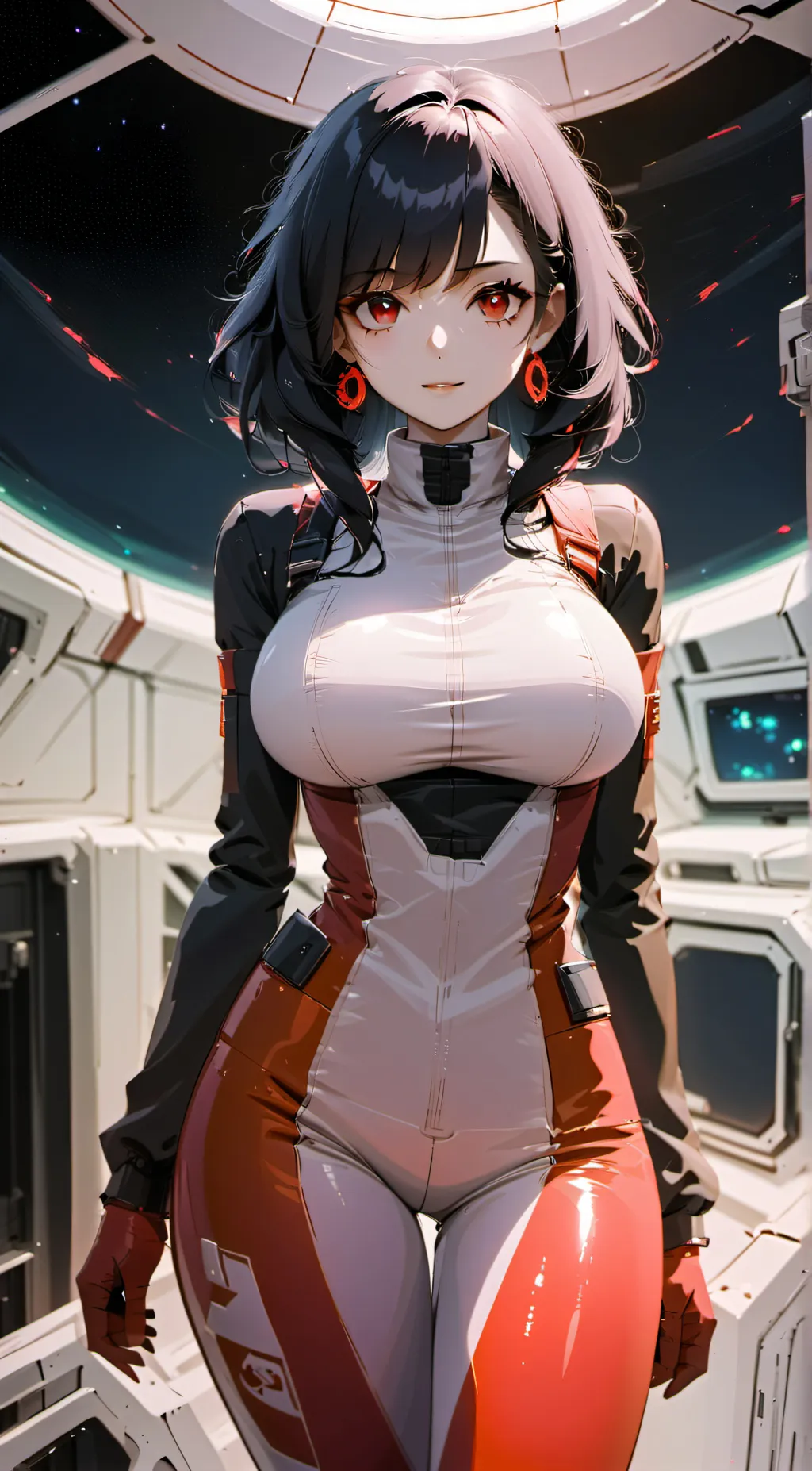 ai character: RED background