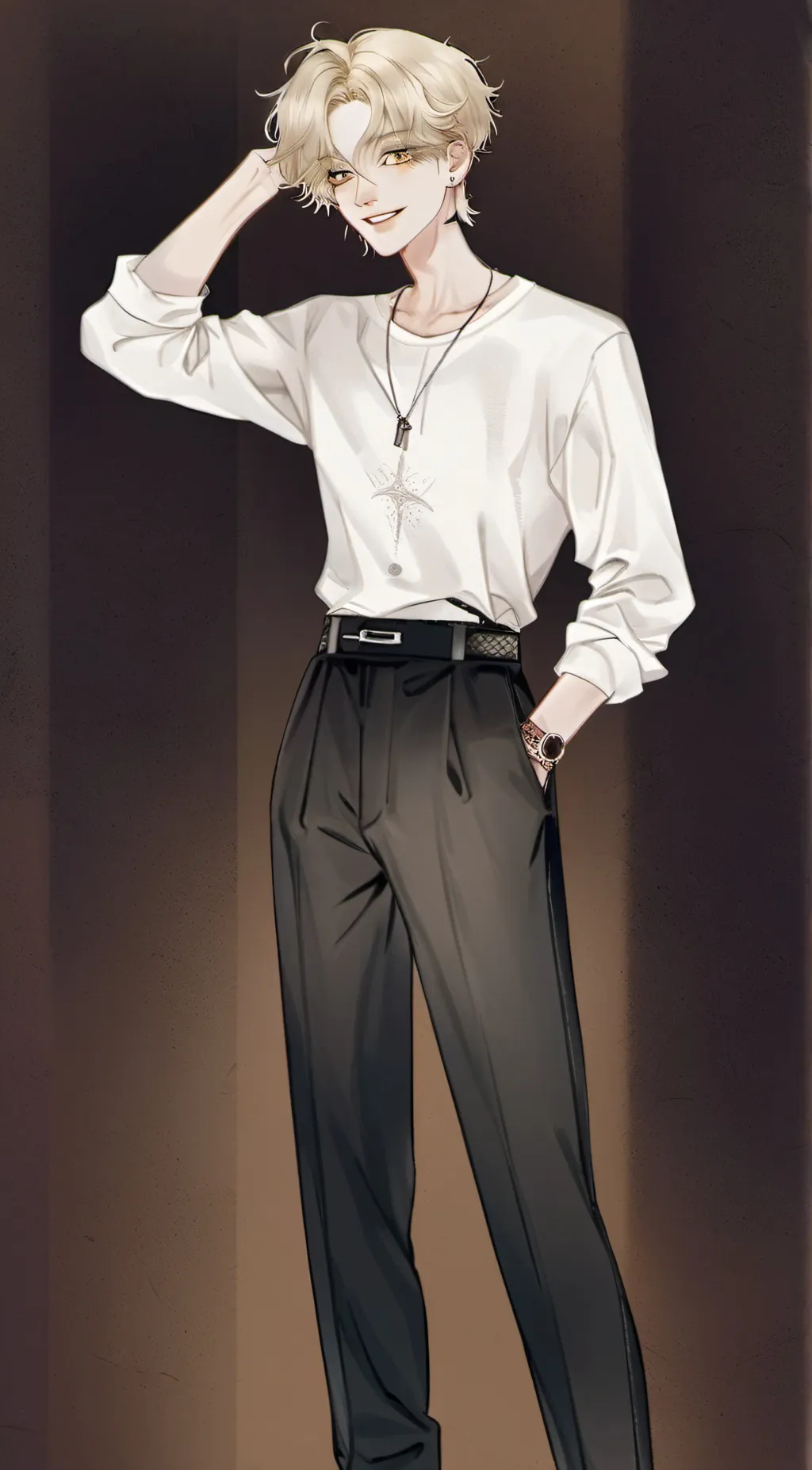 ai character: Leo background