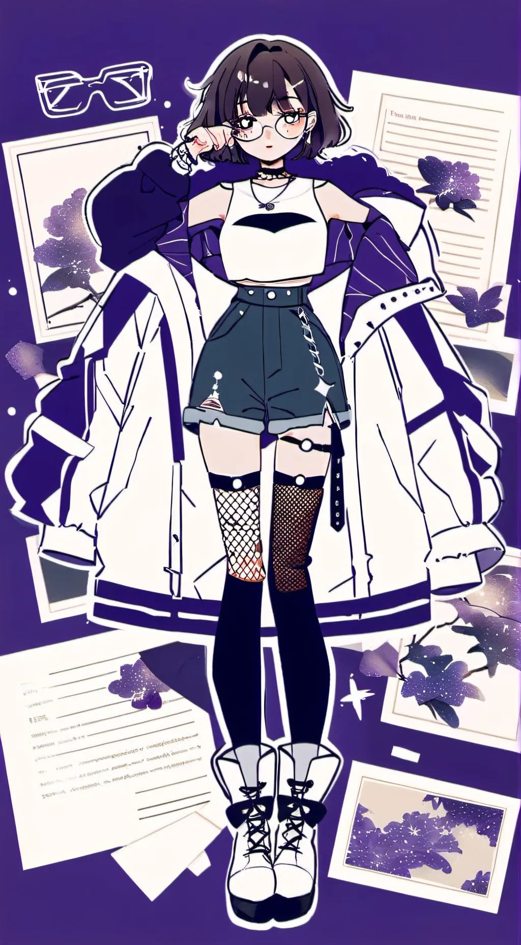 ai character: Ella (scared) background