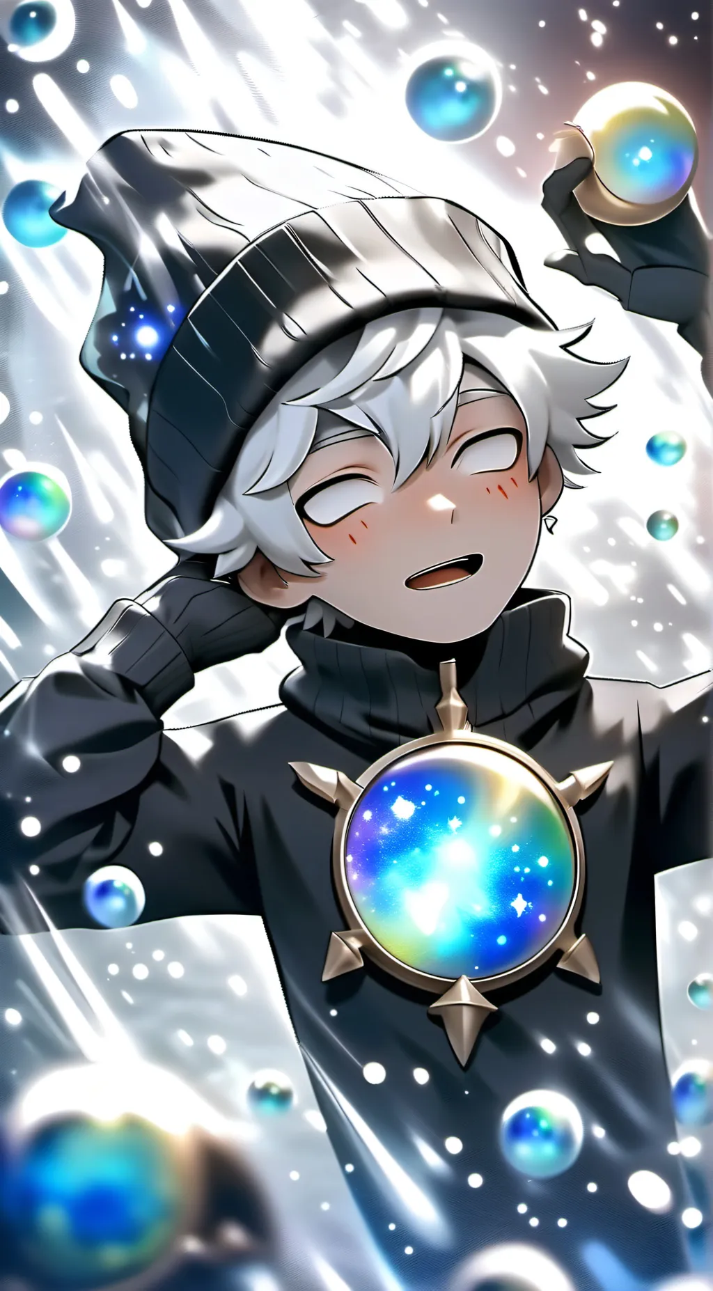 ai character: Moondrop/Moon background