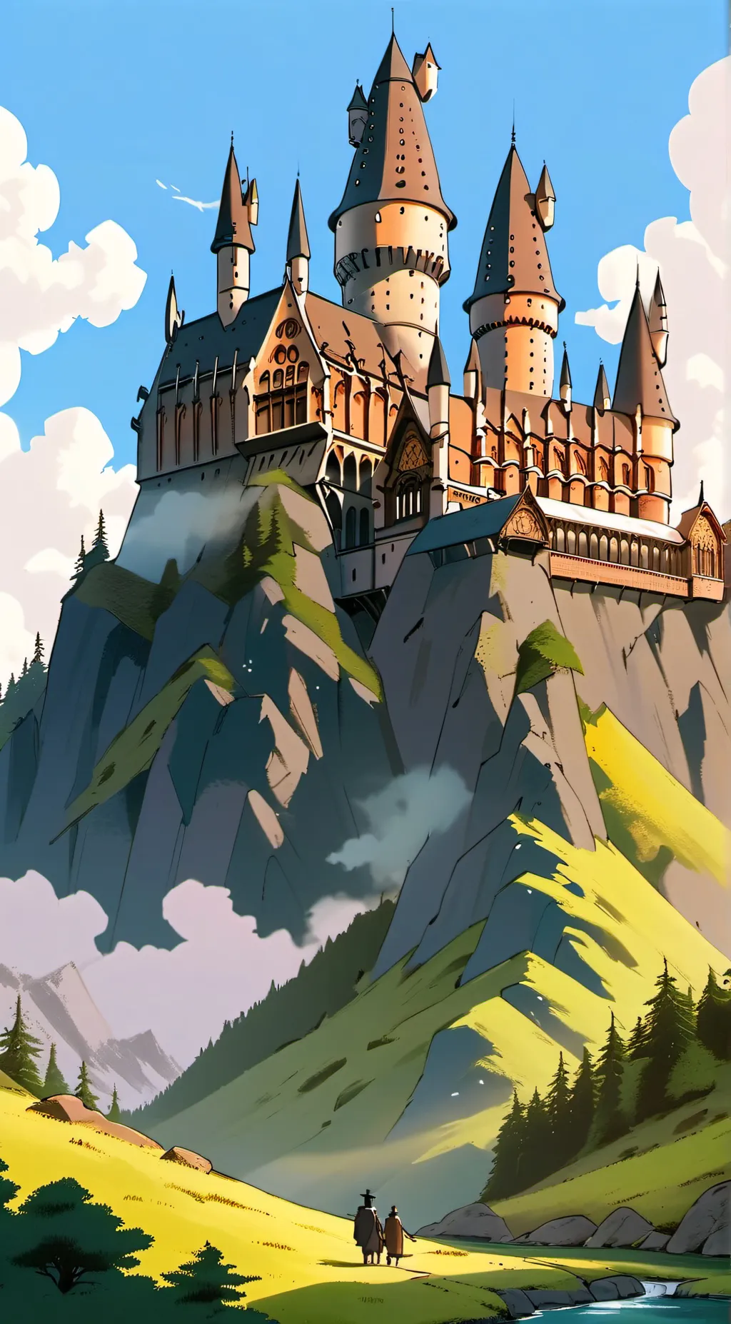 ai character: ❤💙💚💛Hogwarts💛💚💙❤ background