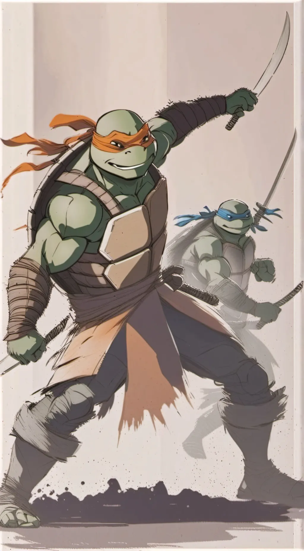 ai character: Mikey in trouble😣😓 background