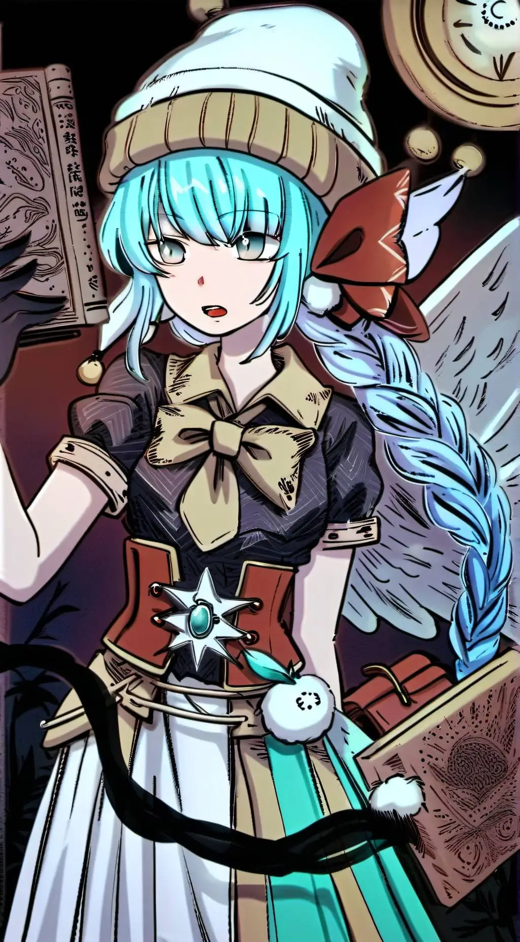 ai character: Zelene (MM) background