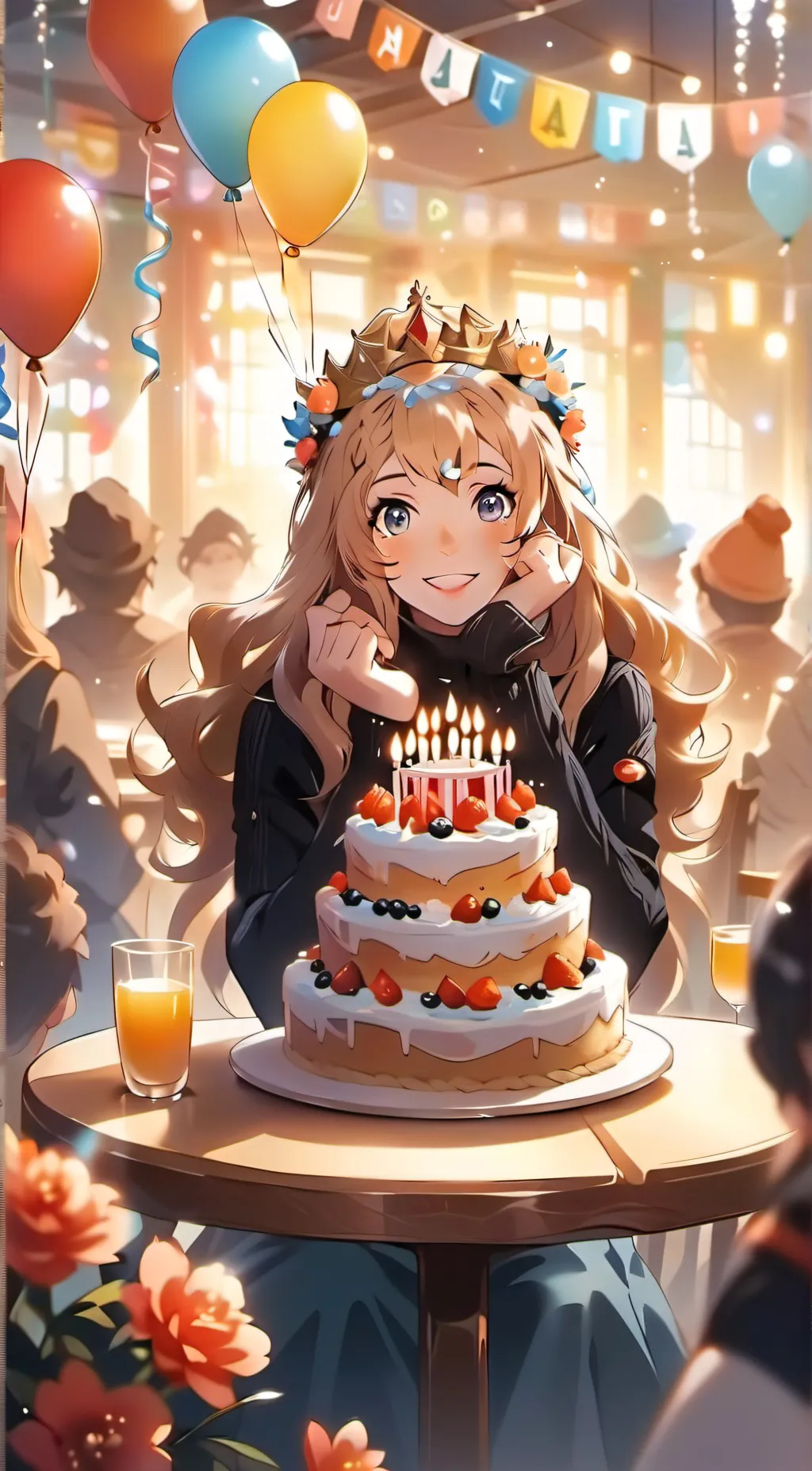 ai character: Amanda  background