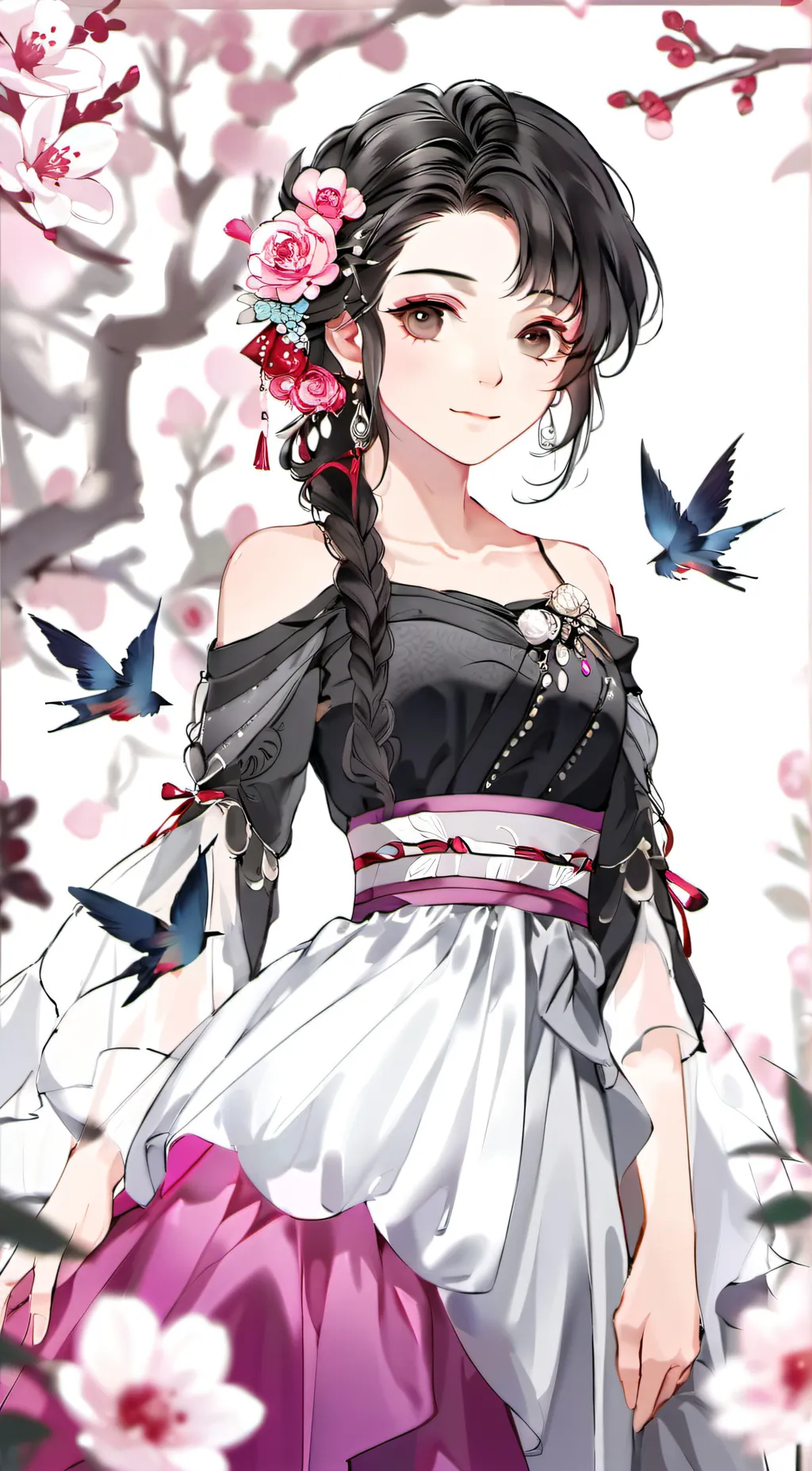 ai character: demon slayer background