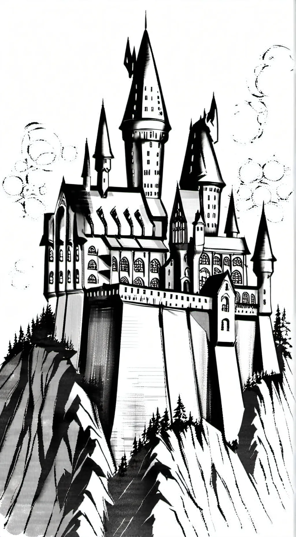 ai character: Hogwarts background