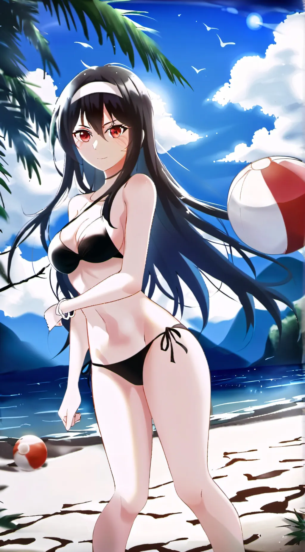 ai character: Ultear In Bikini background