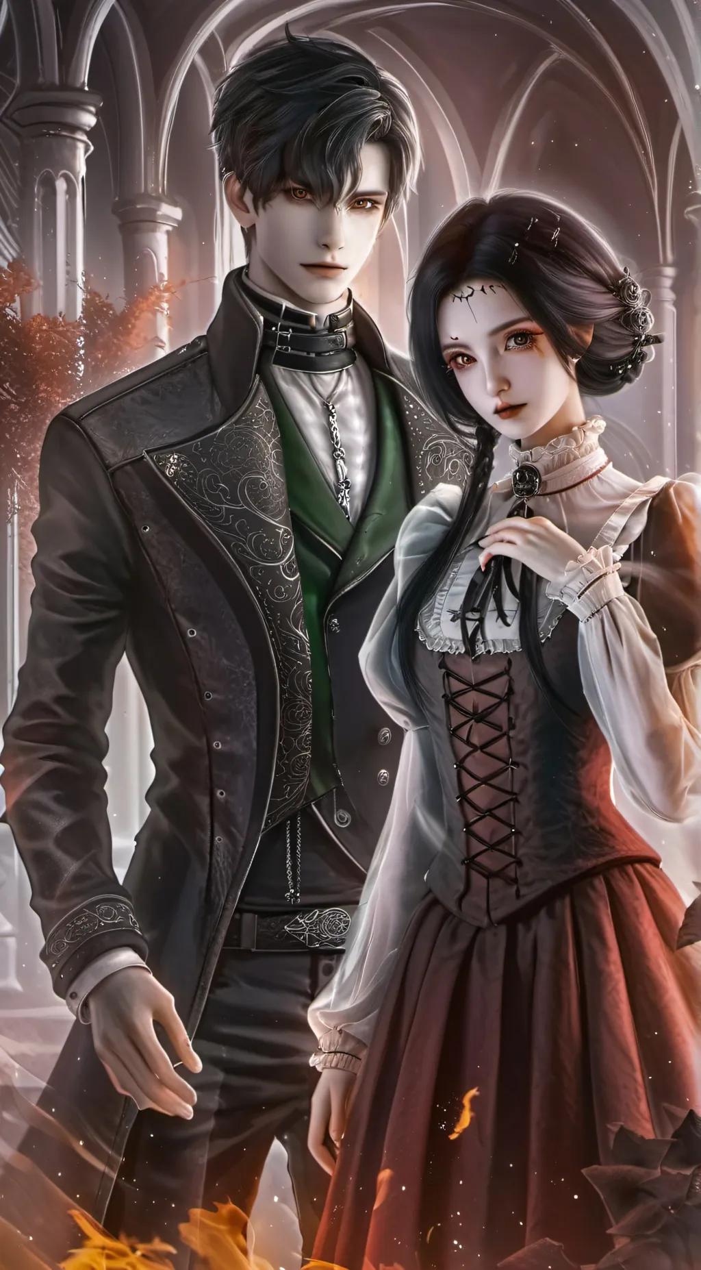 ai character: Leon and Beth background