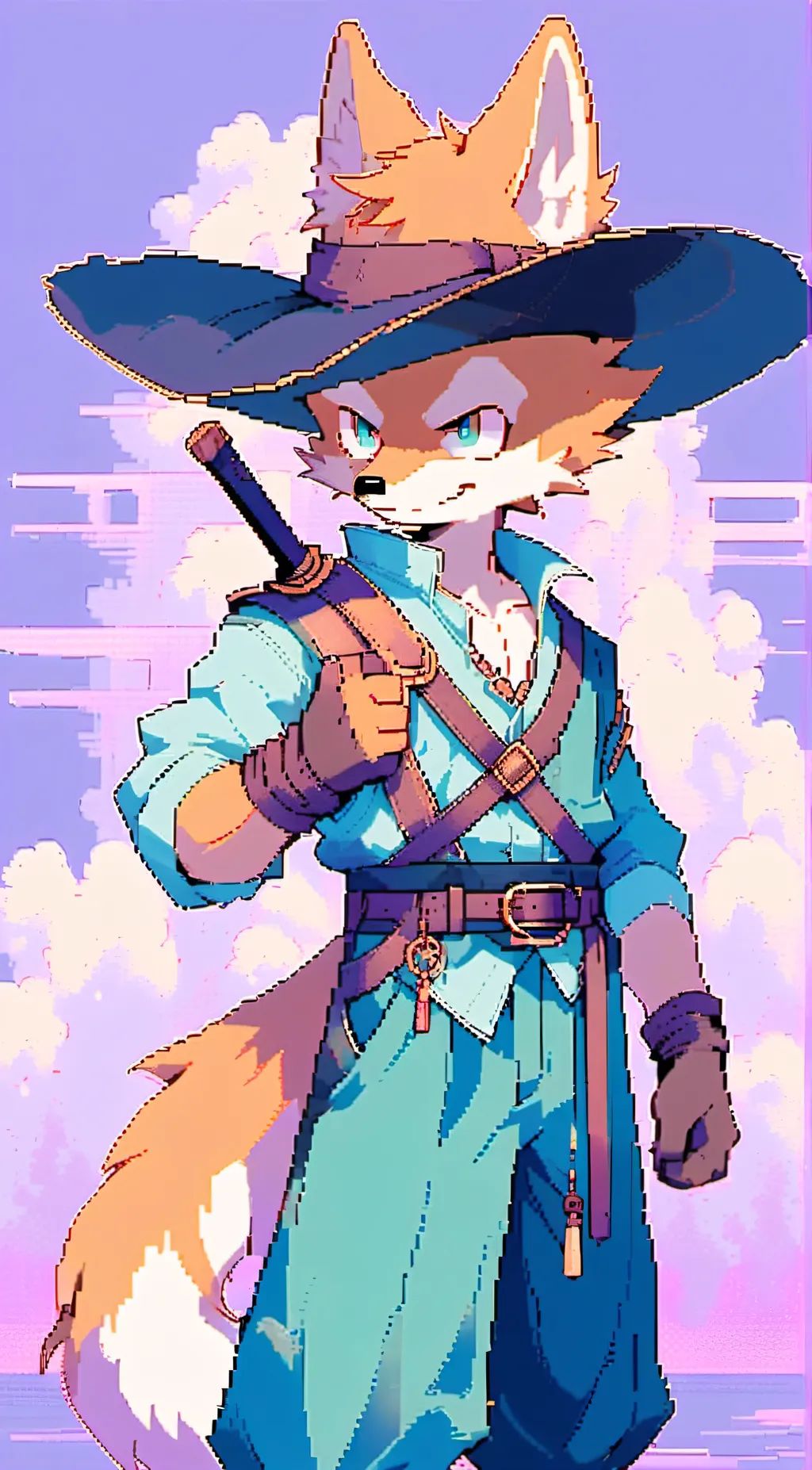ai character: Tails  background
