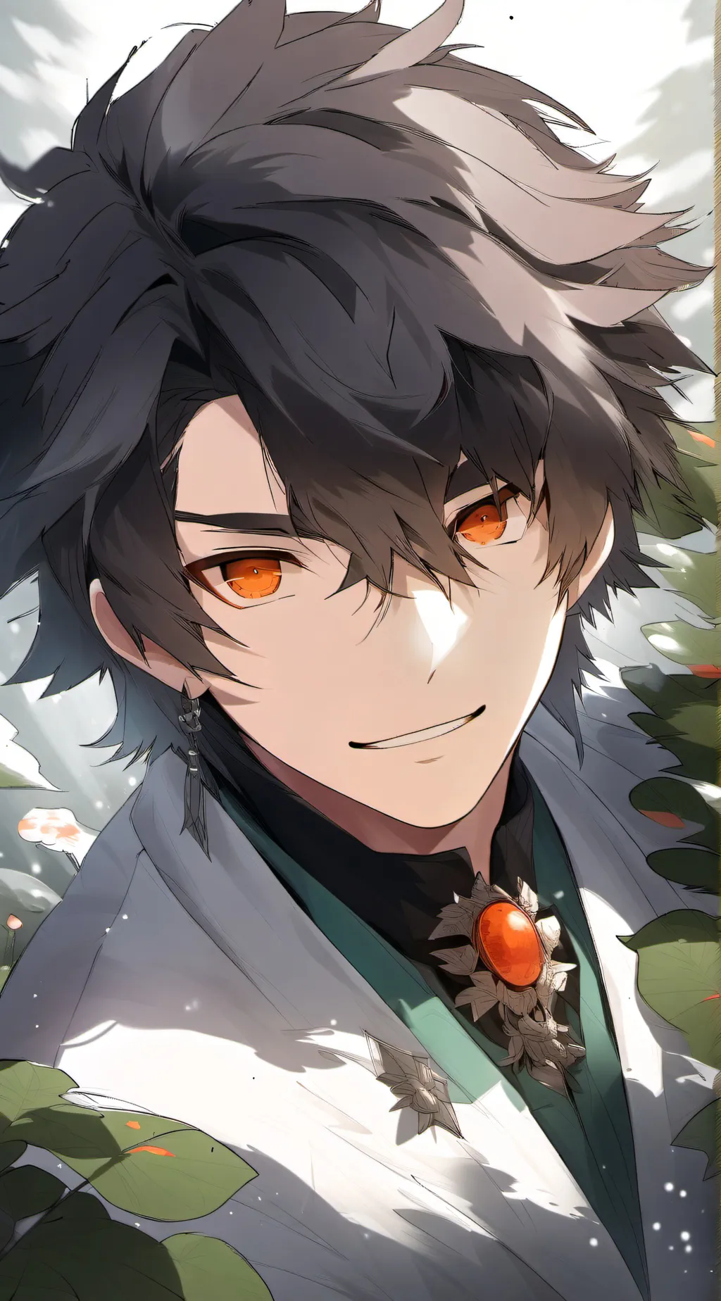 ai character: Zack  background