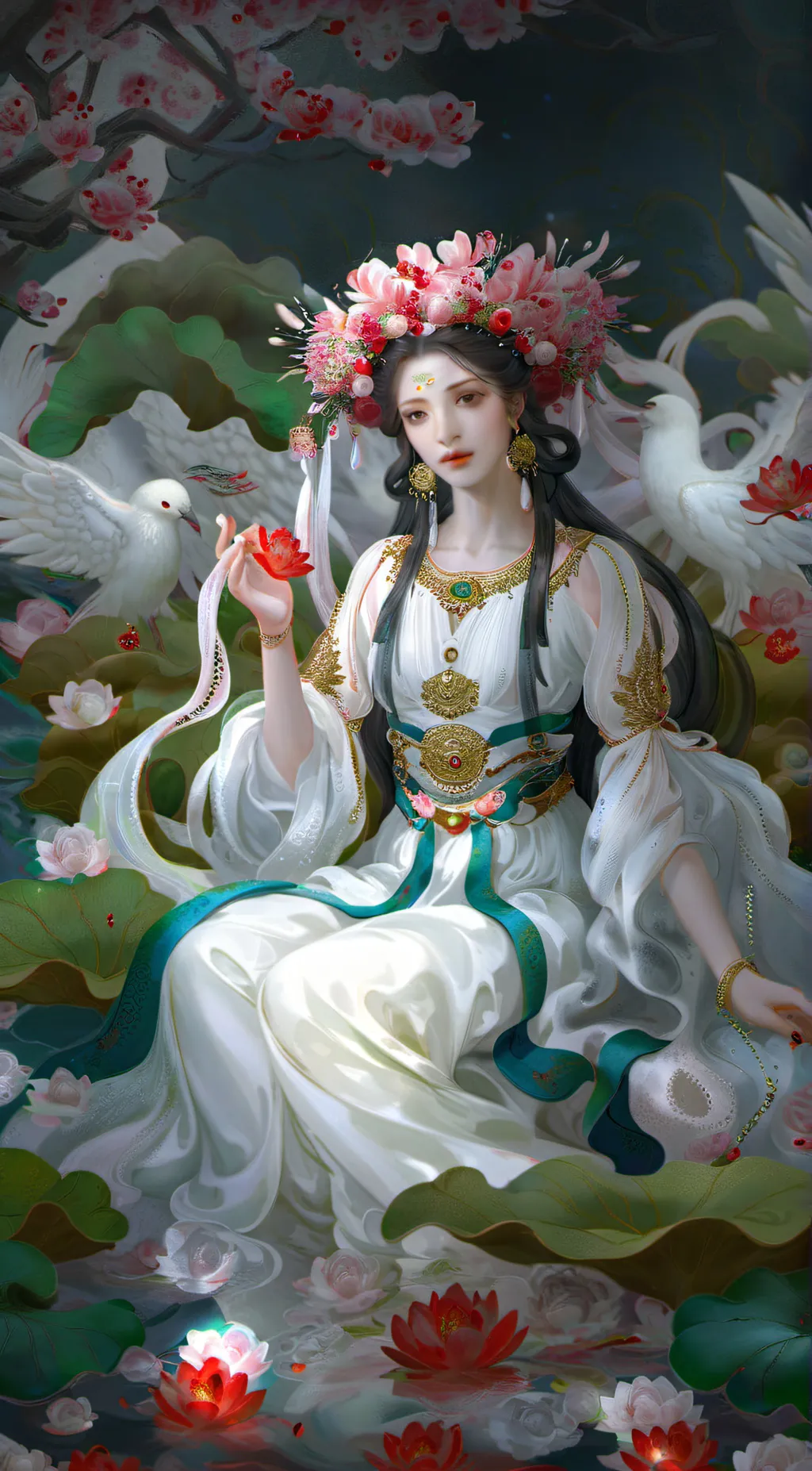ai character: ◇Angel guardian◇ background