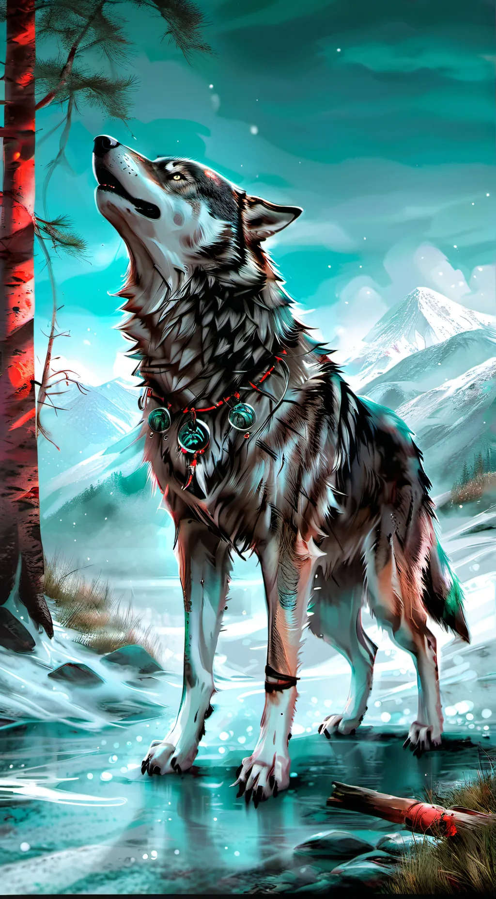 ai character: Garm background
