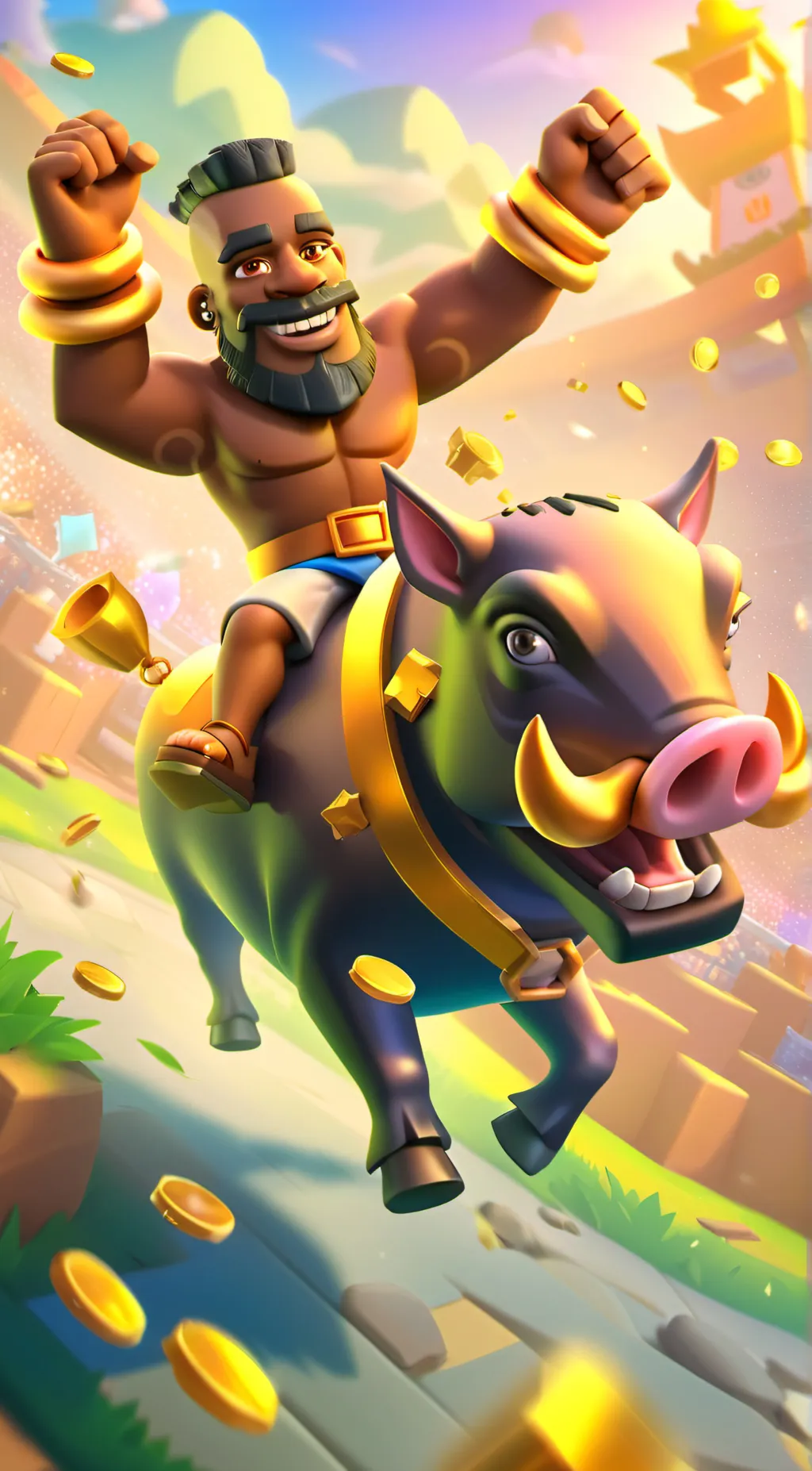 ai character: hog rider background