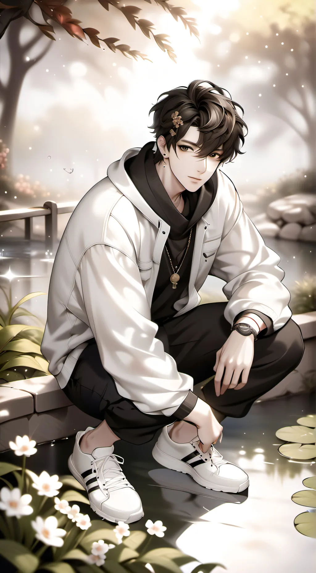 ai character: George  background