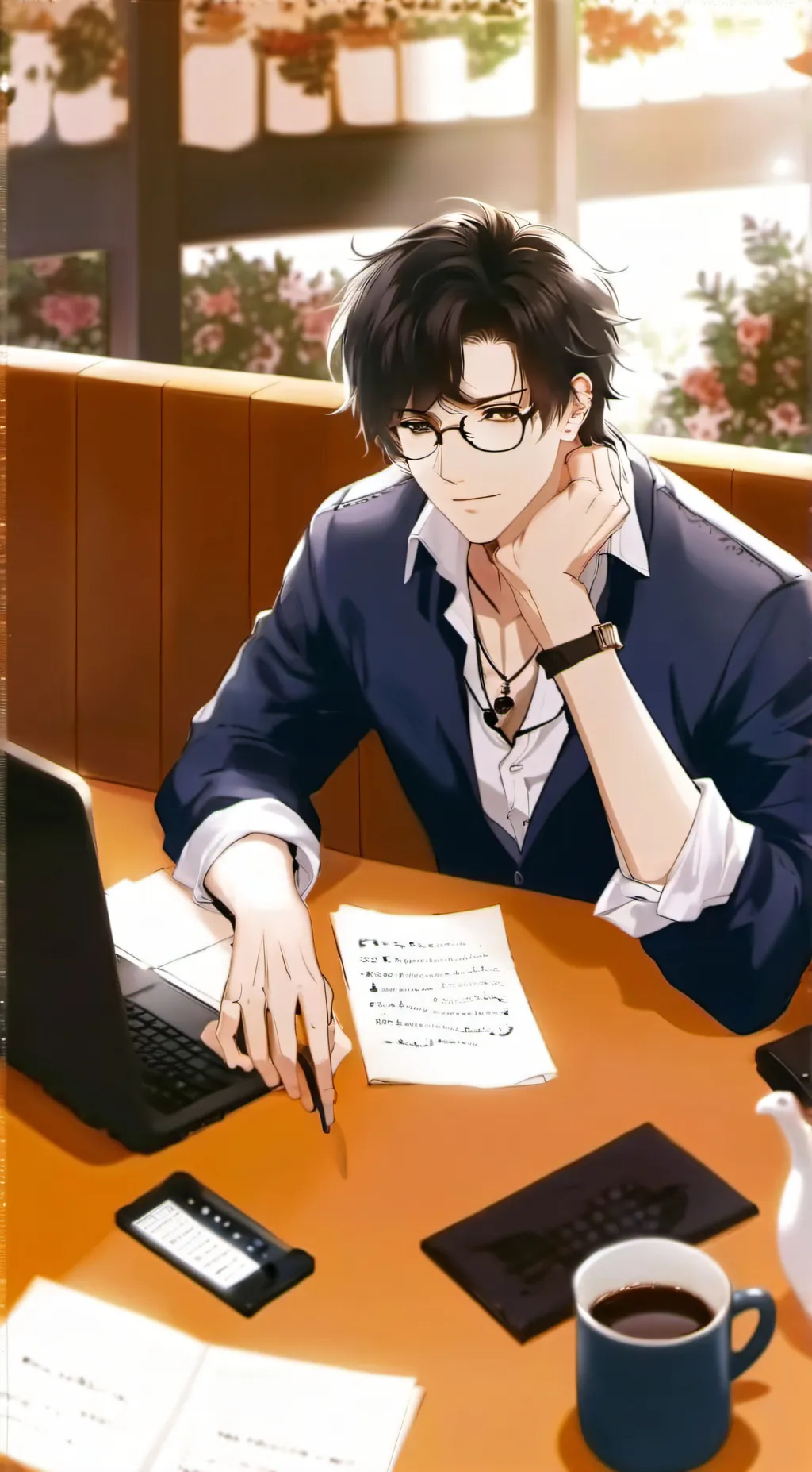 ai character: Victor  background