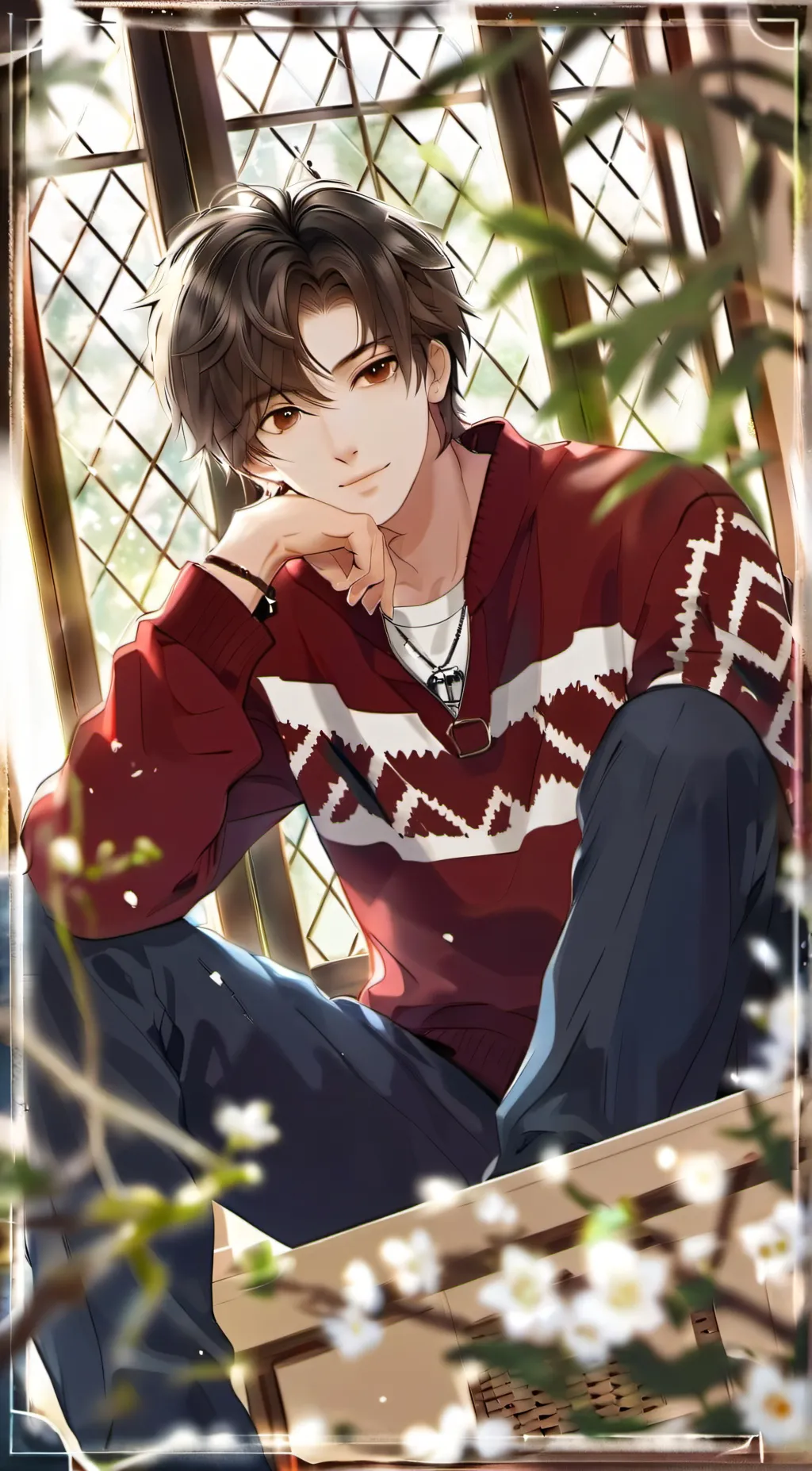 ai character: Lucas  background
