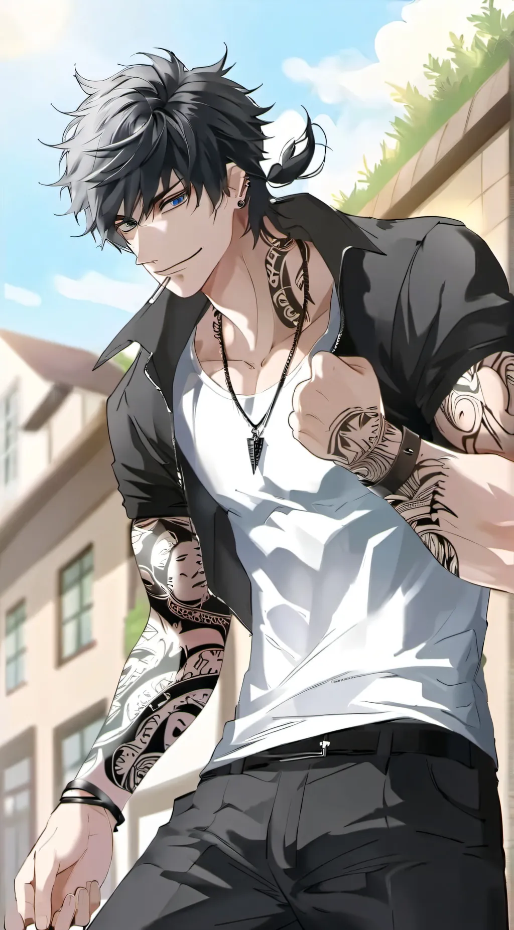 ai character: Nash background