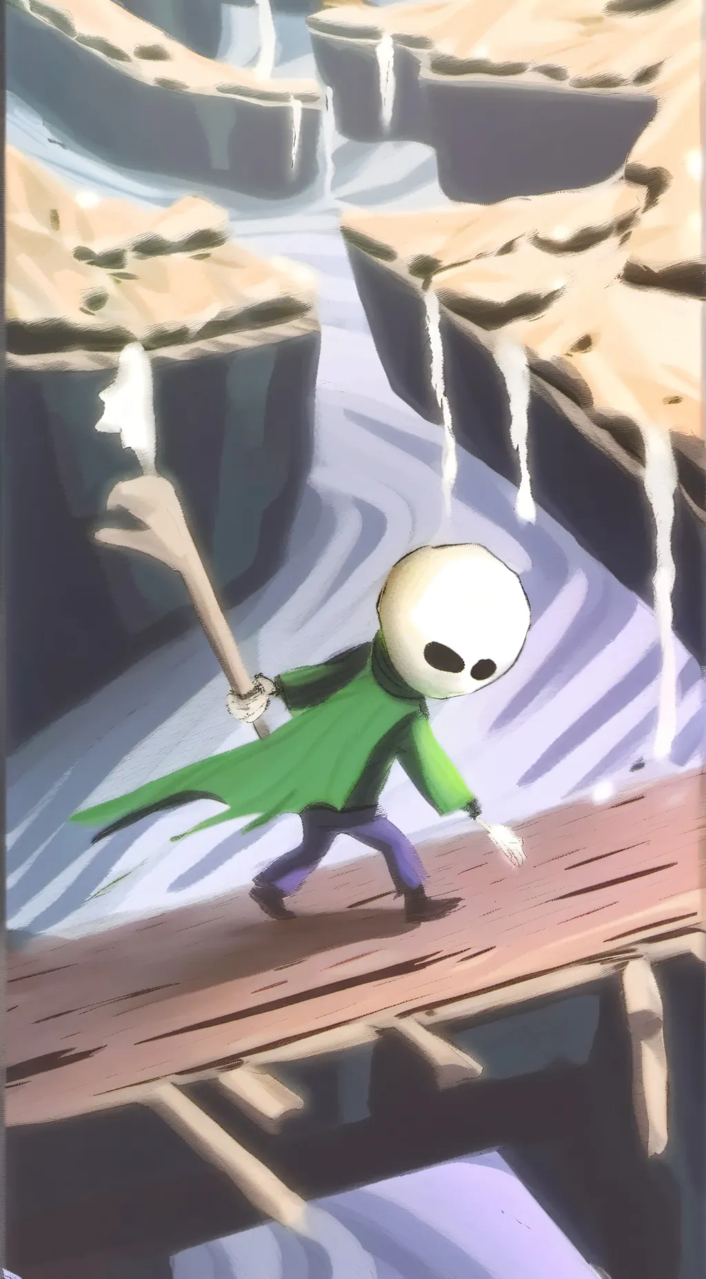 ai character: baldi background