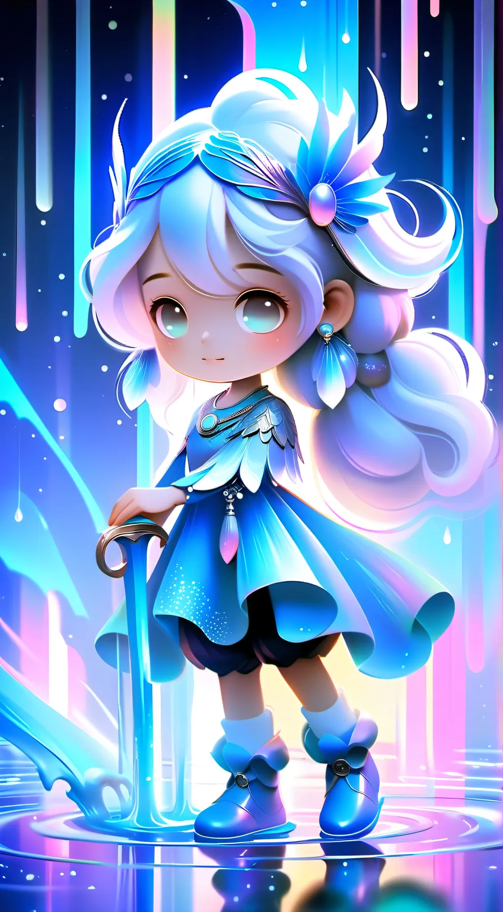 ai character: mille (robot) background