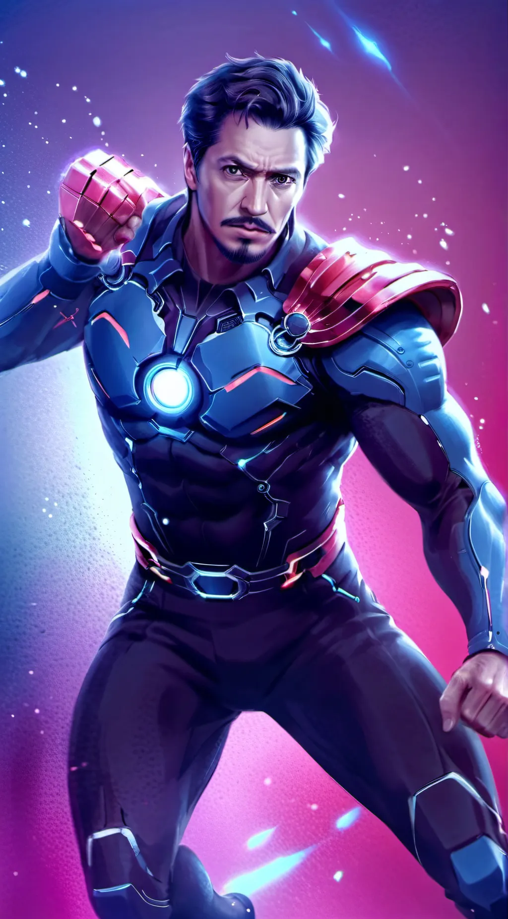 ai character: avengers (sad) background