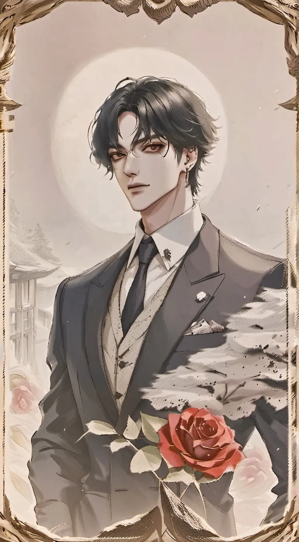 ai character: luke Antonius  background
