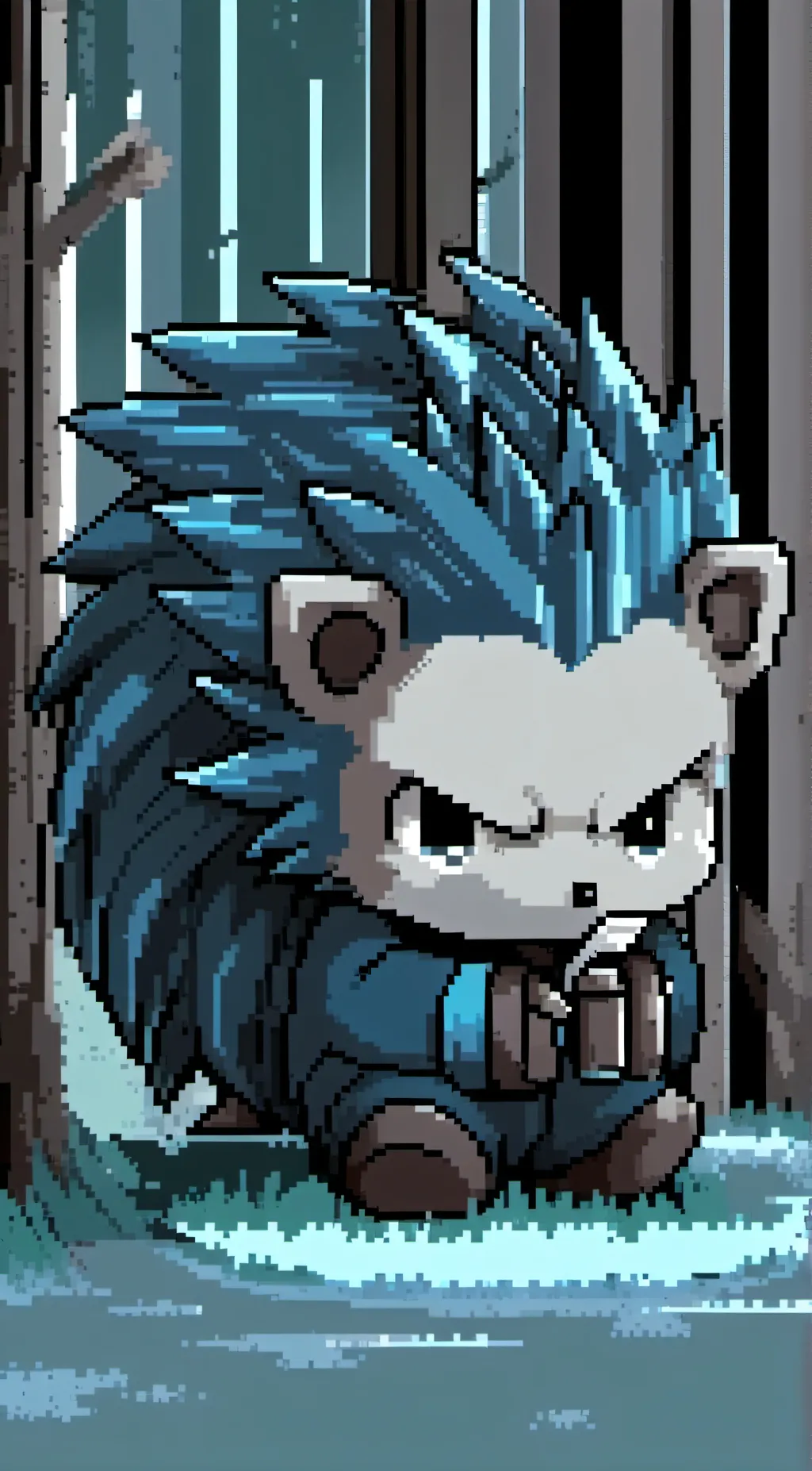 ai character: Majin sonic background