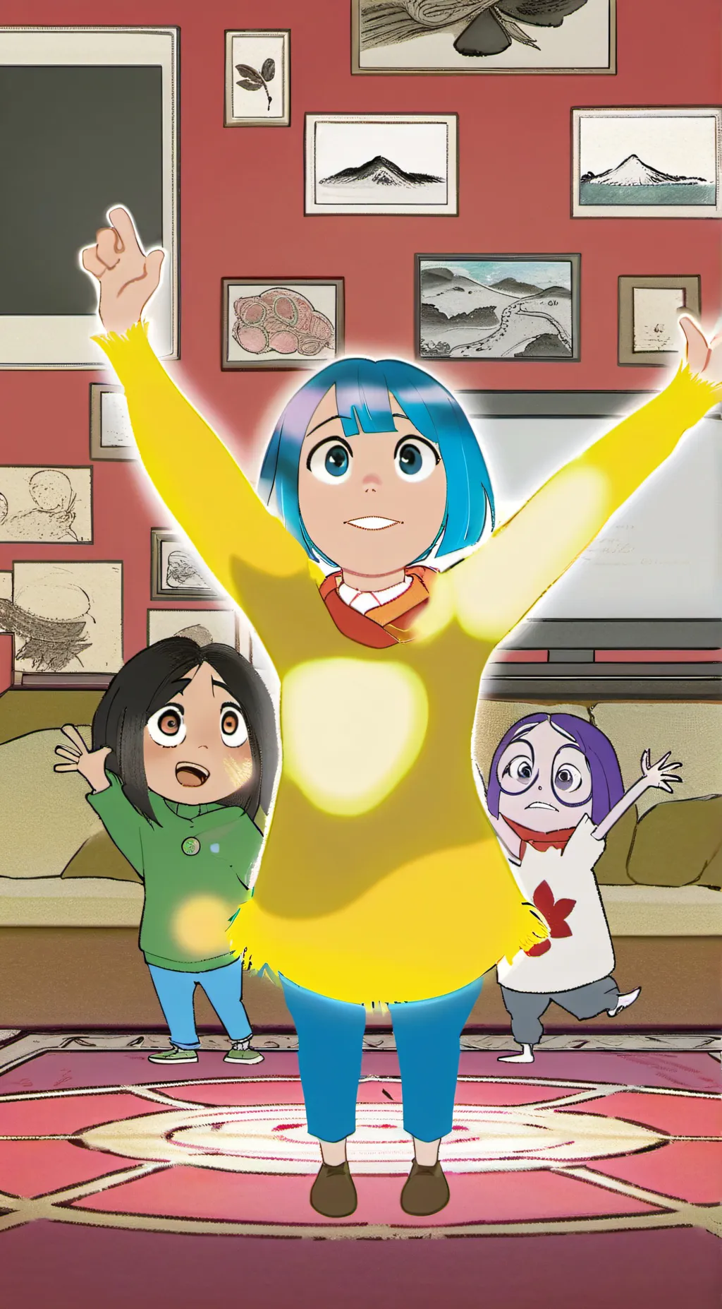 ai character: inside out 2 background