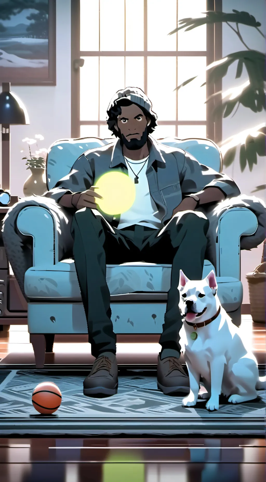 ai character: If you could have  background