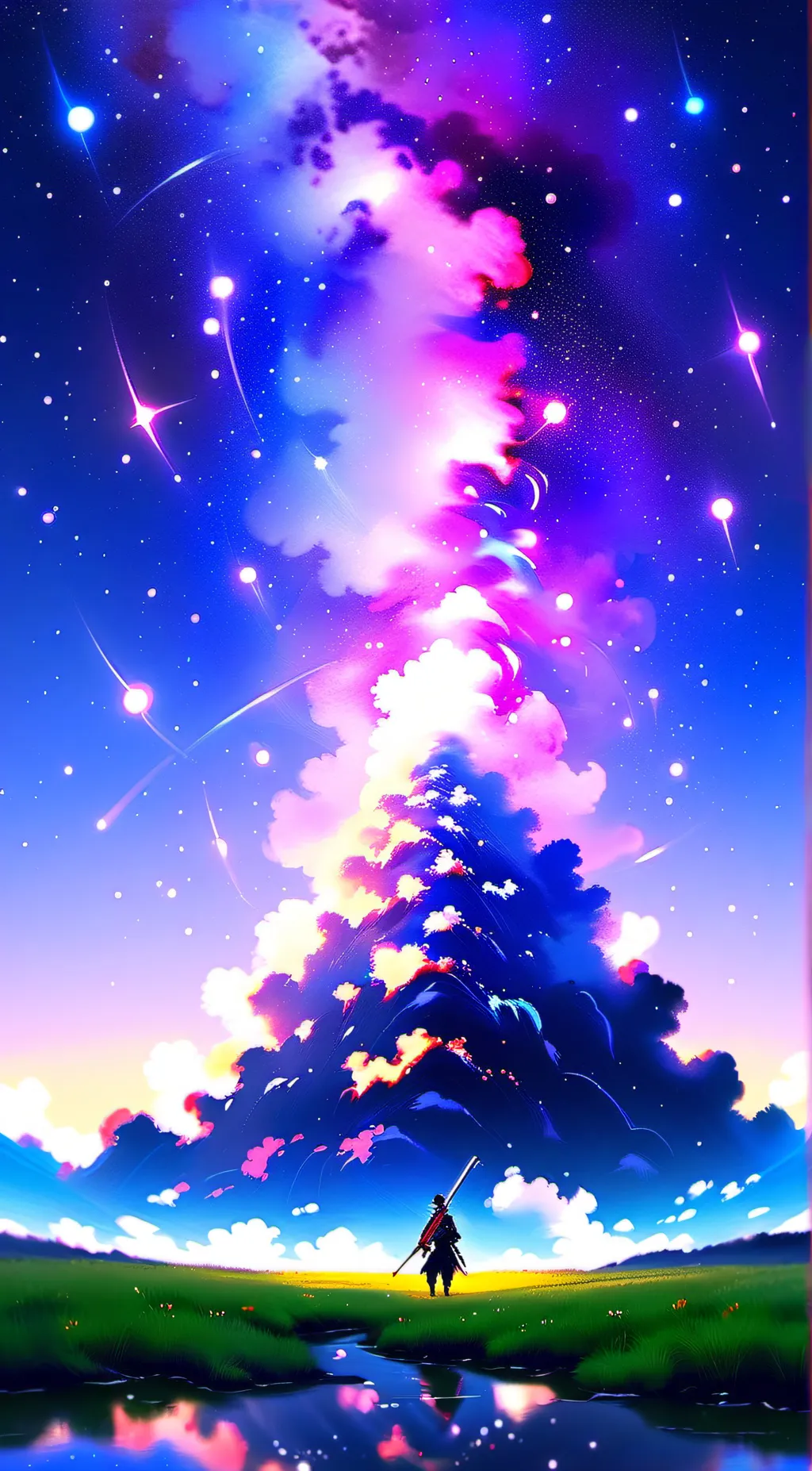 ai character: (Demon slayer) background