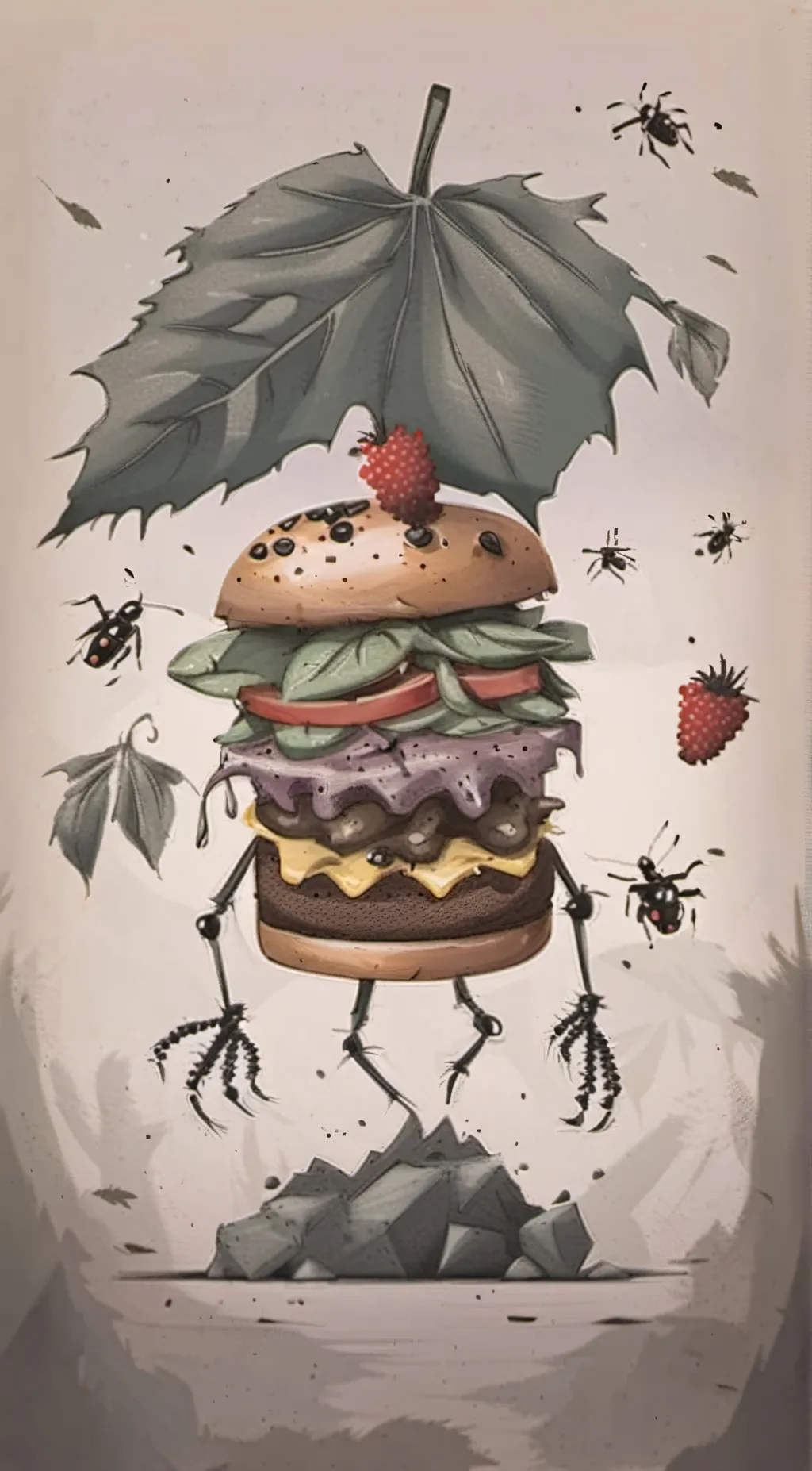ai character: the nasty burger background
