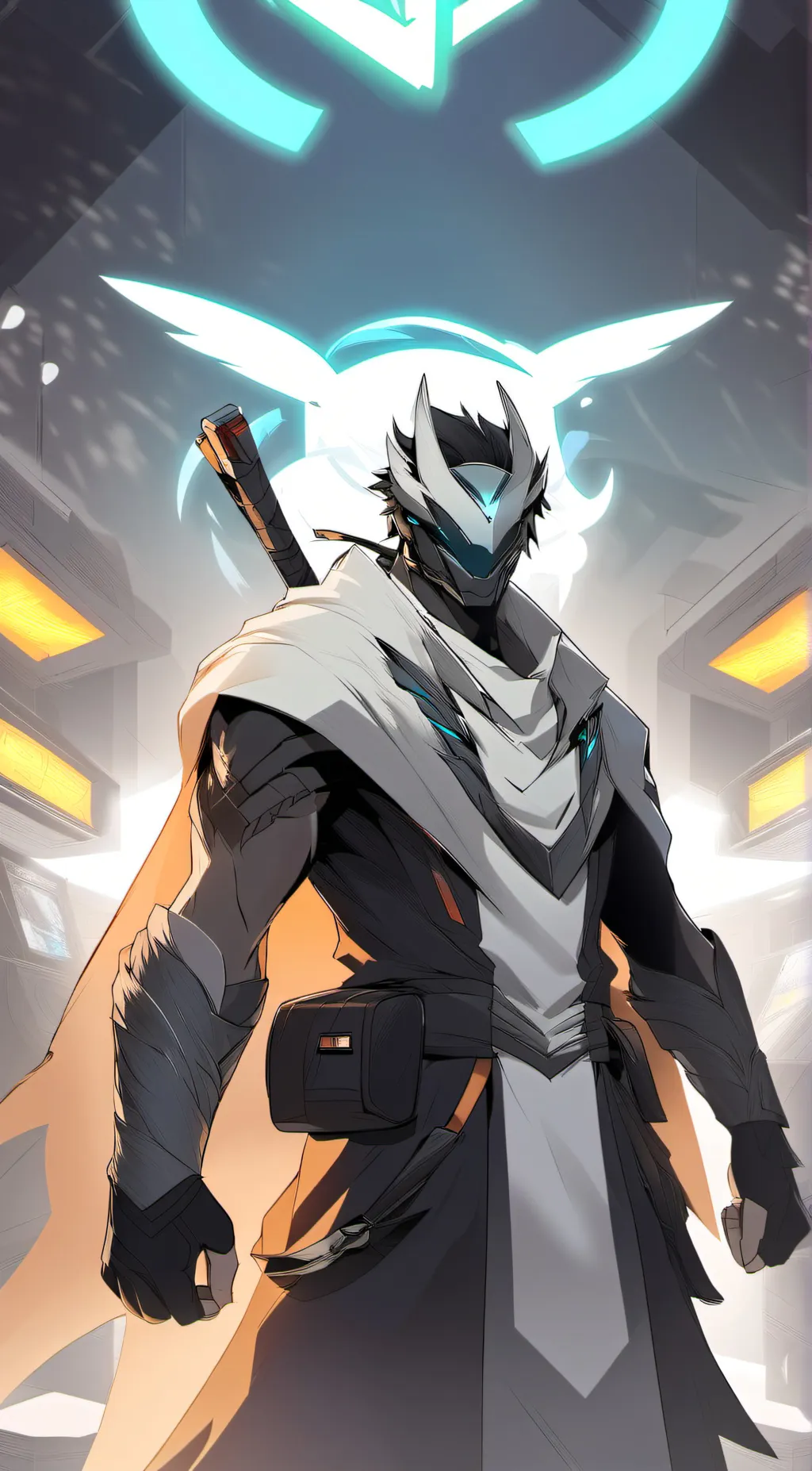 ai character: Aswabear  background