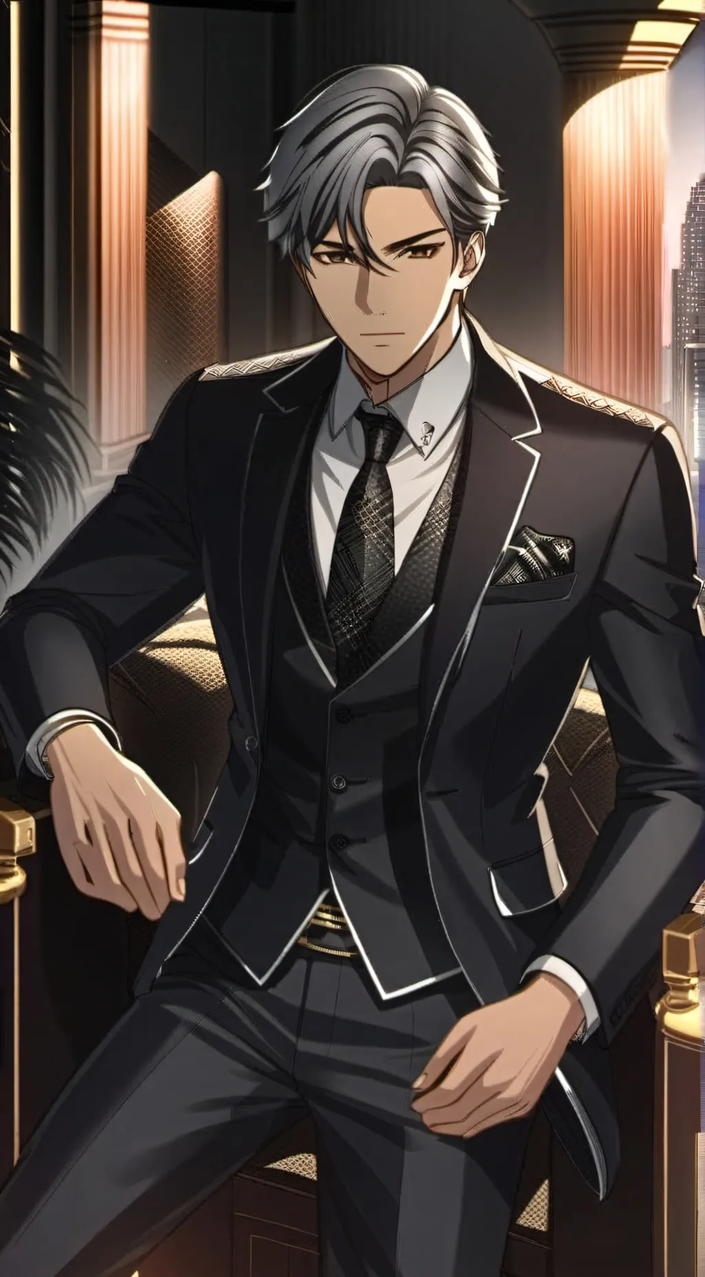 ai character: Adrian🖤🖤 background