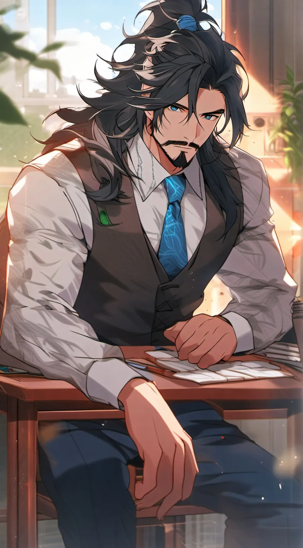 ai character: Hanzo Miles background