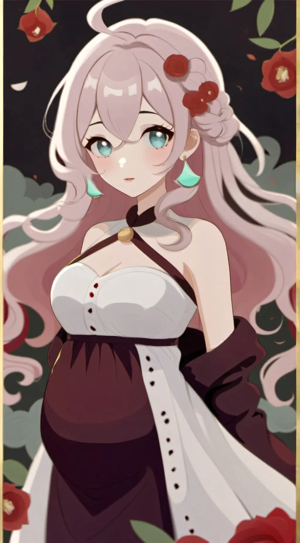 ai character: Rose background