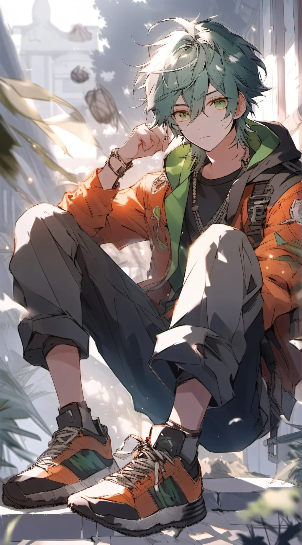 ai character: deku background