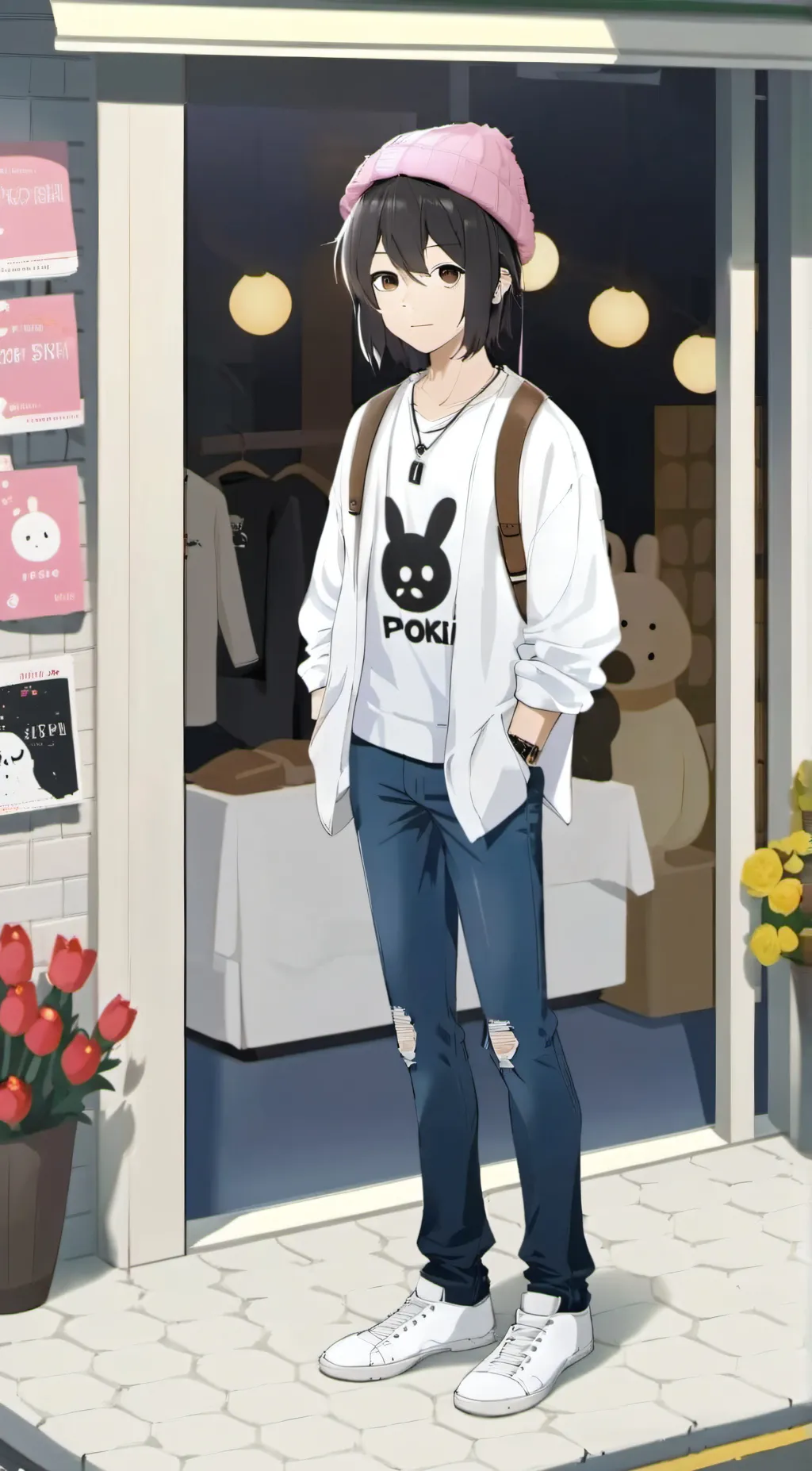 ai character: Poki Doki background