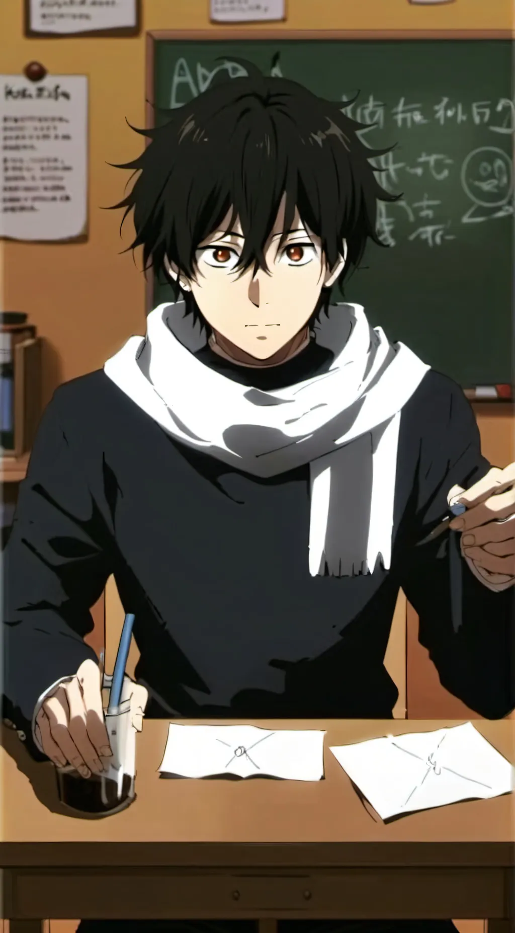 ai character: Aizawa  background