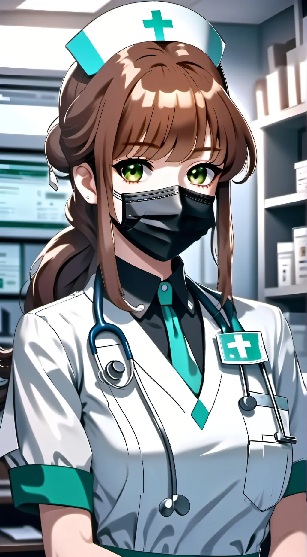 ai character: Monica  background