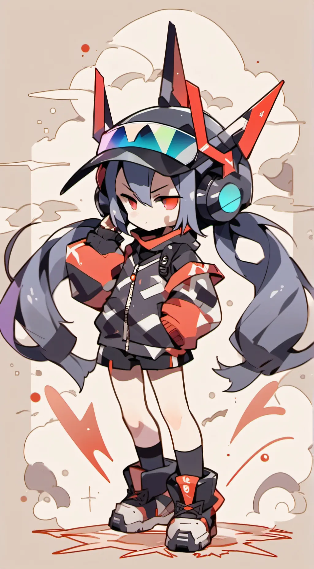 ai character: Soundwave (girl)  background