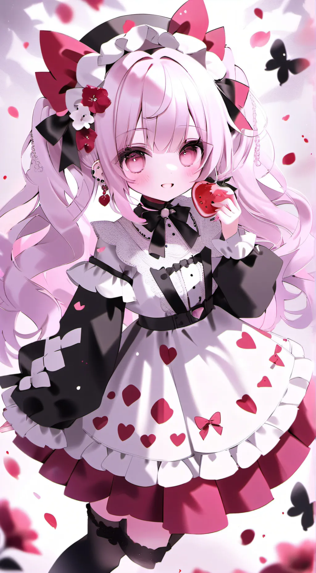 ai character: Daisy cake background