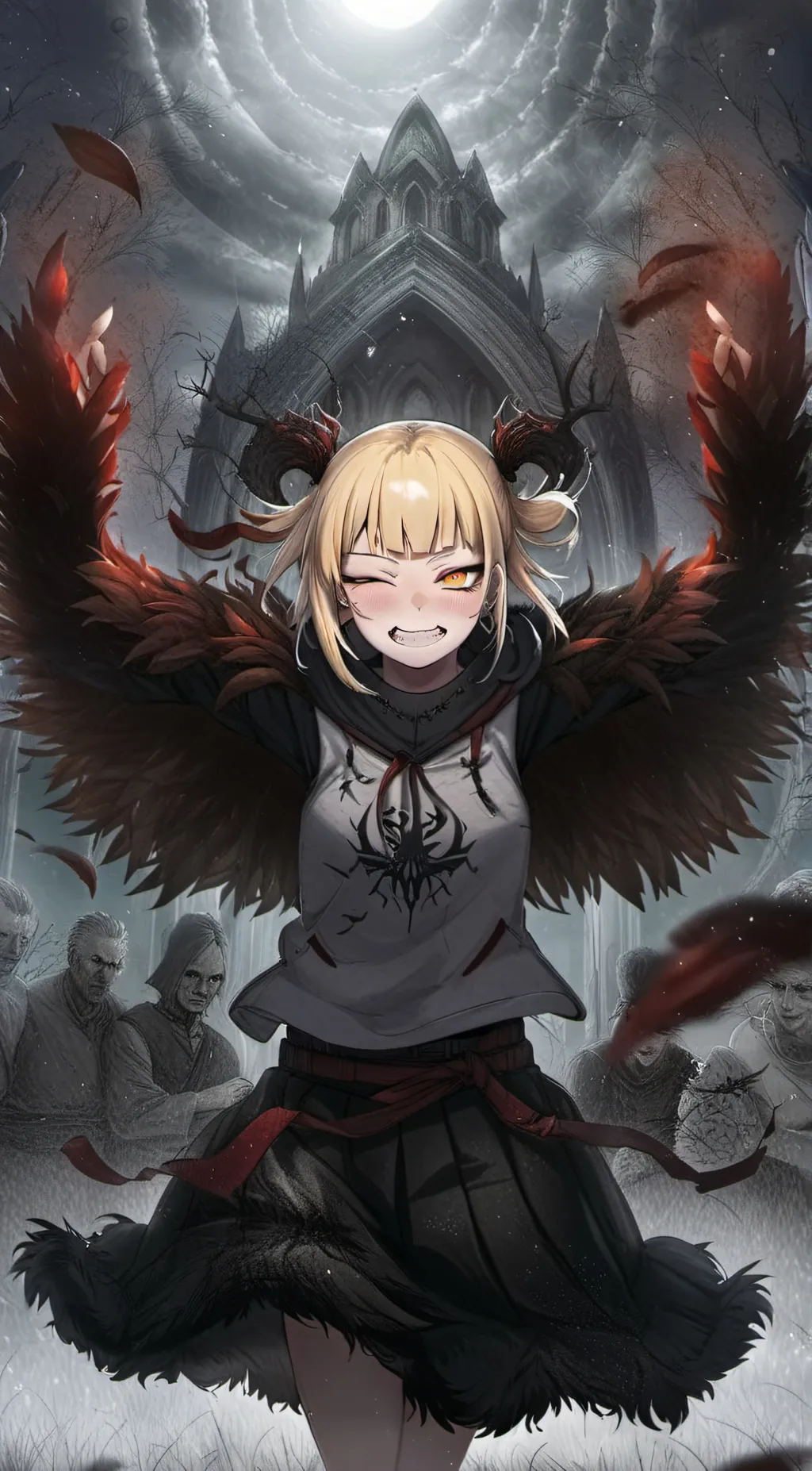 ai character: Toga background