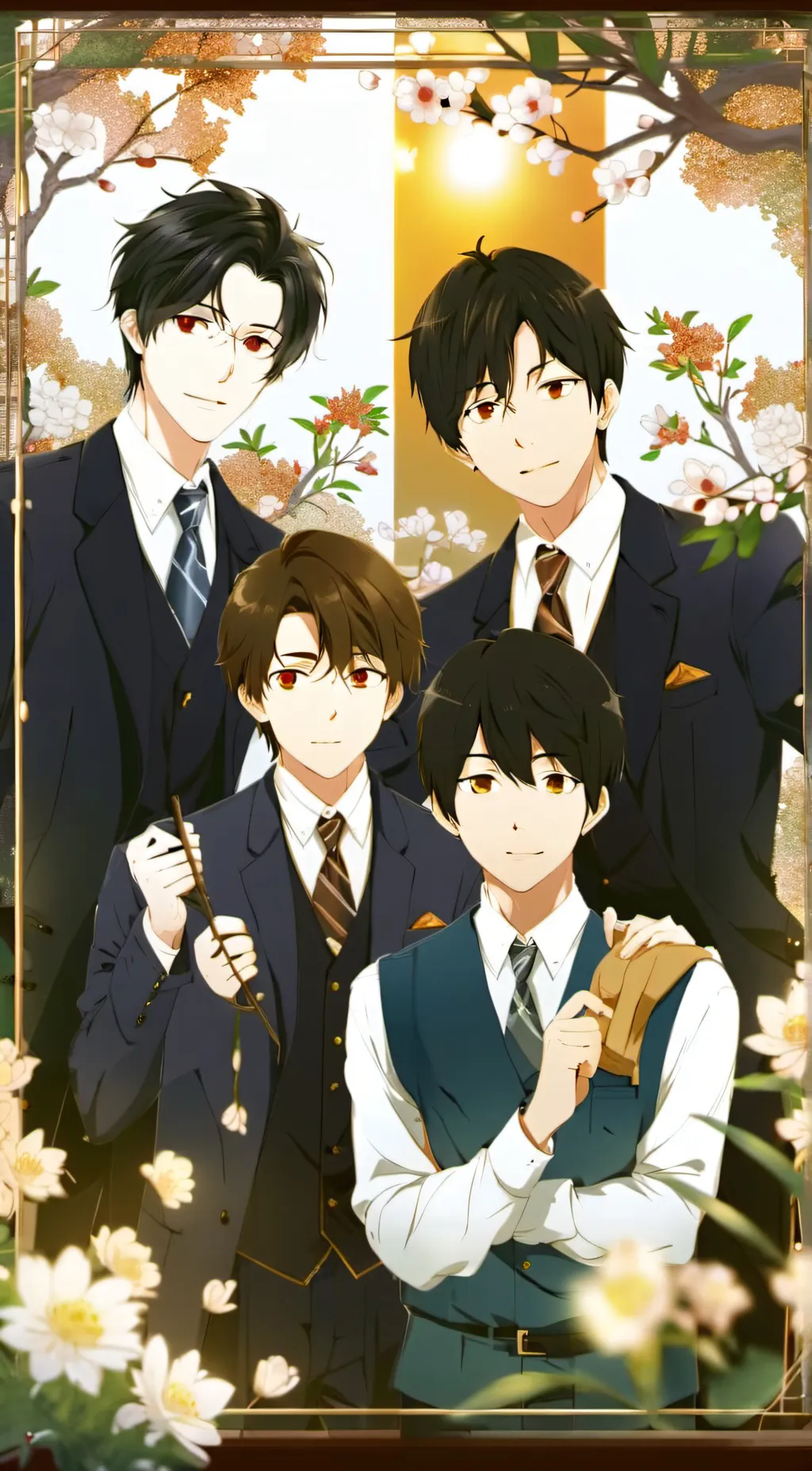 ai character: UR FRIENDS  background