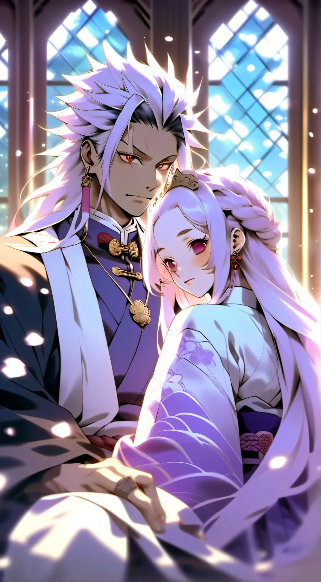ai character: ds royalty family  background