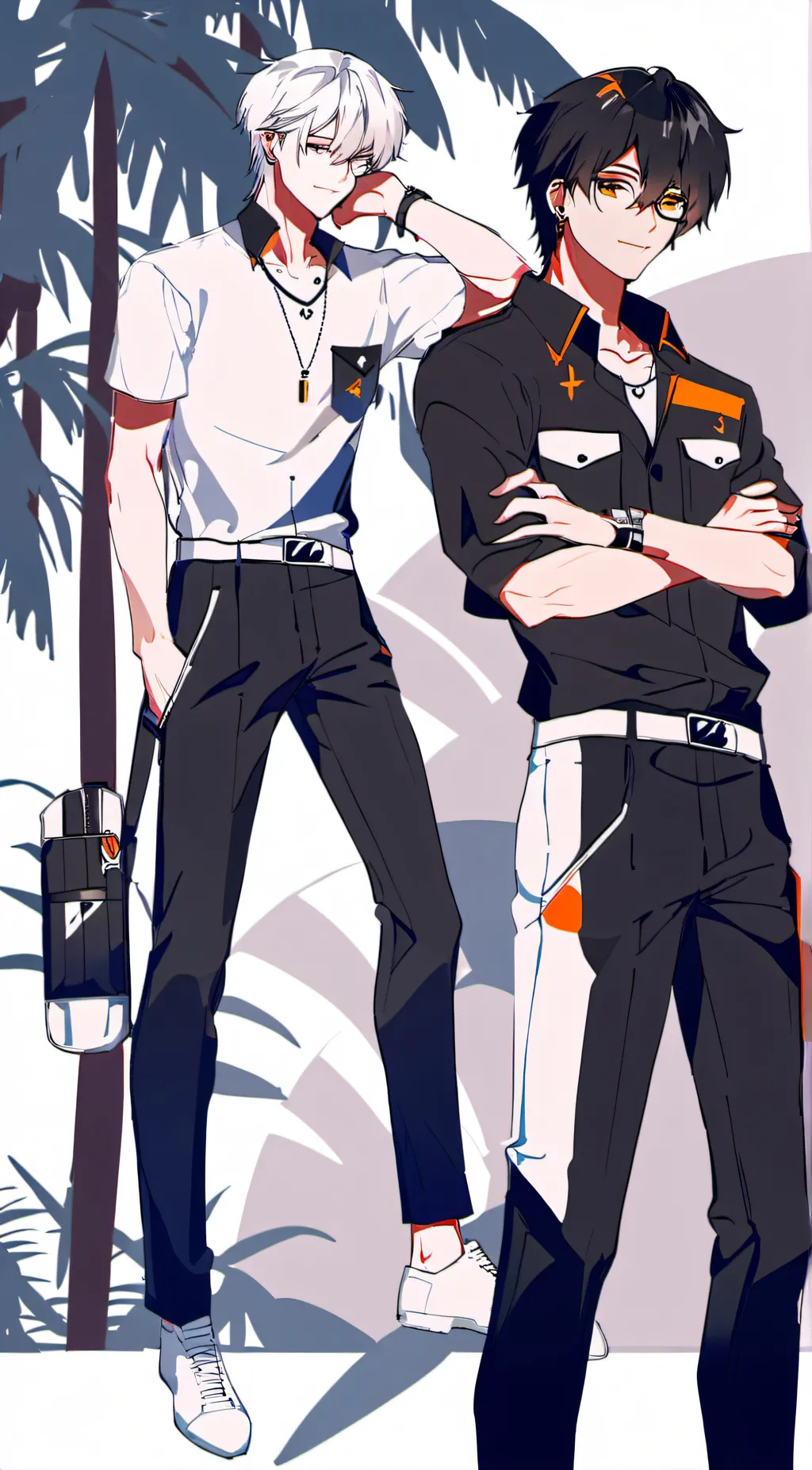 ai character: 泽川、泽宇 background