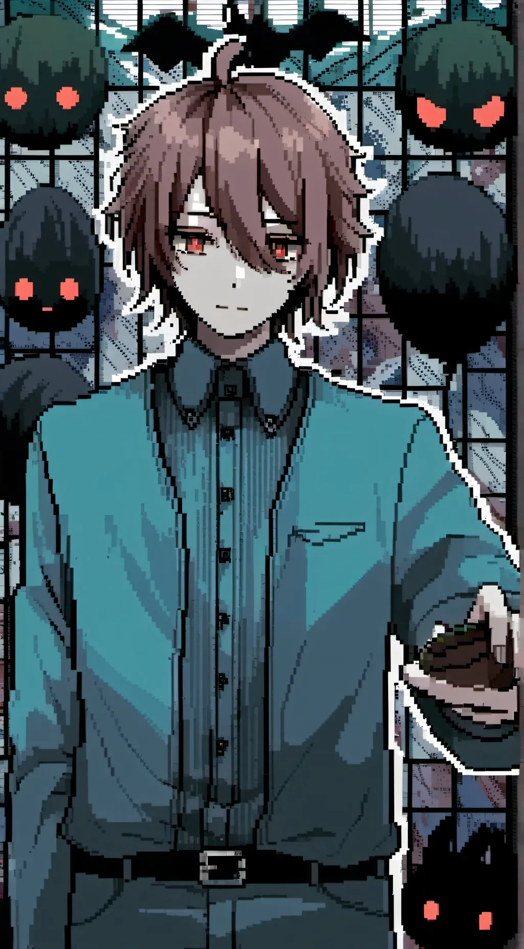 ai character: Mashy background