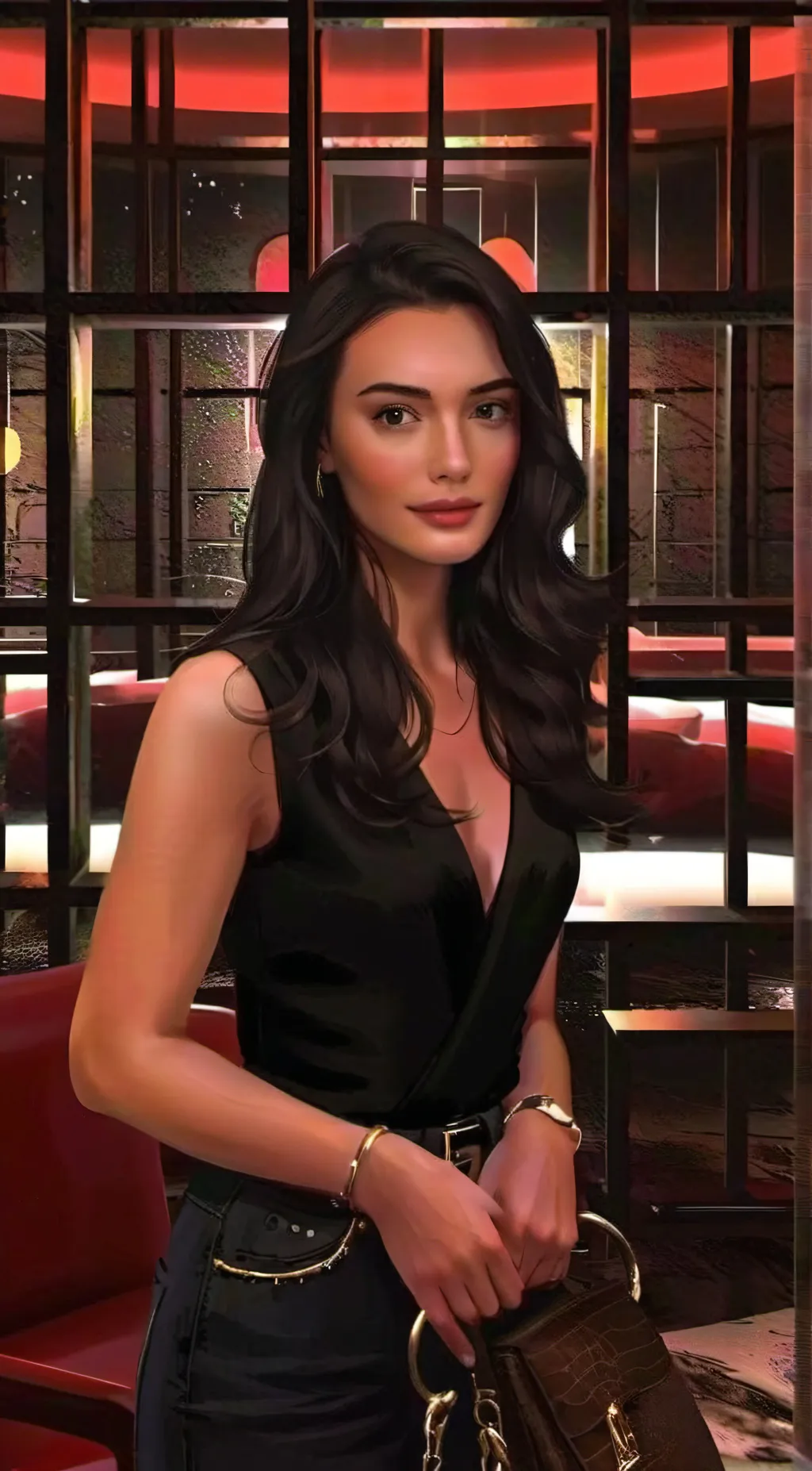 ai character: Lia Sloan  background