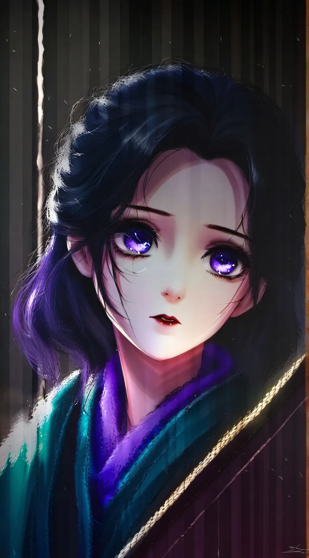 ai character: Shinobu Kocho background